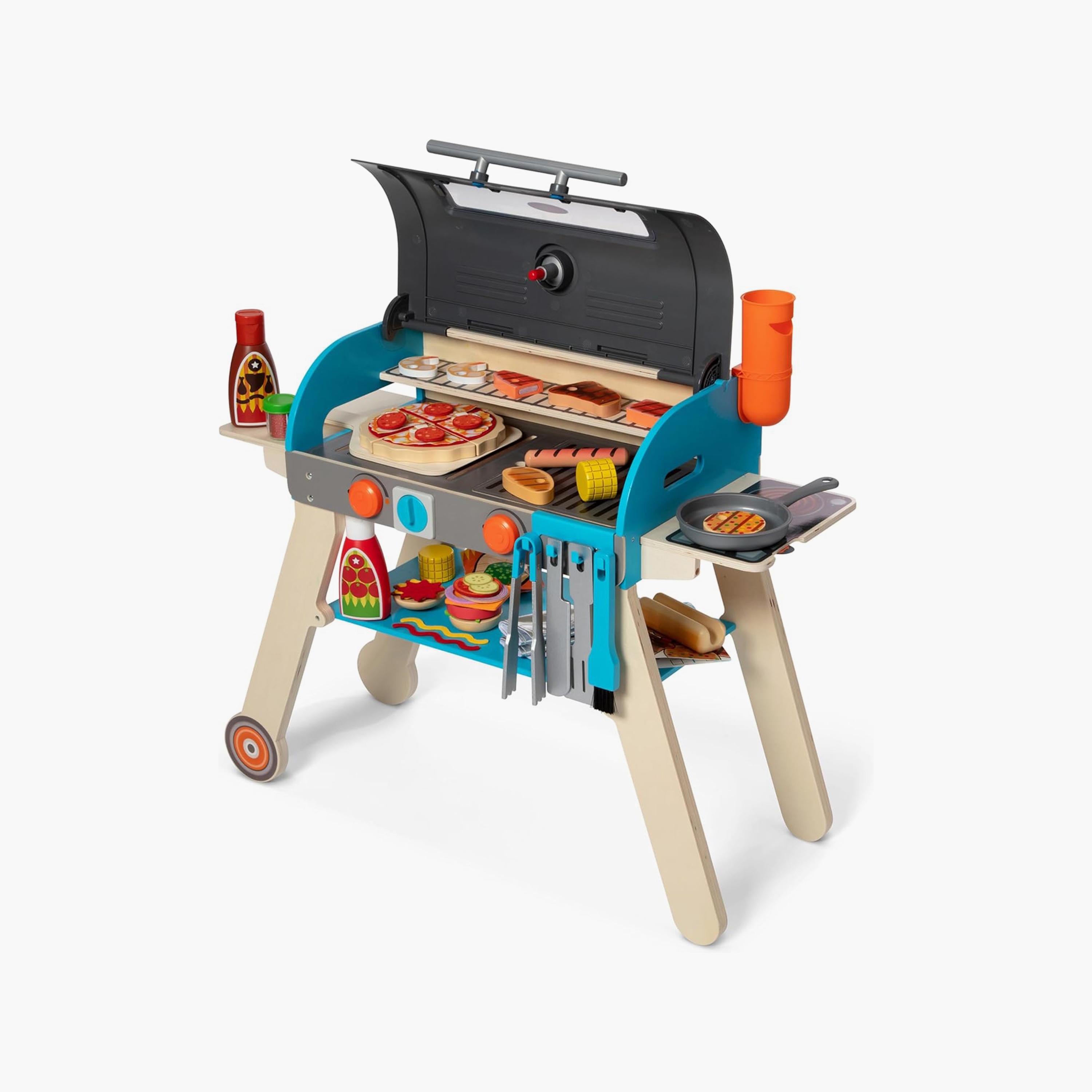 Melissa & Doug Deluxe Grill & Pizza Oven Playset-toys-roleplay-kitchensets-image-1