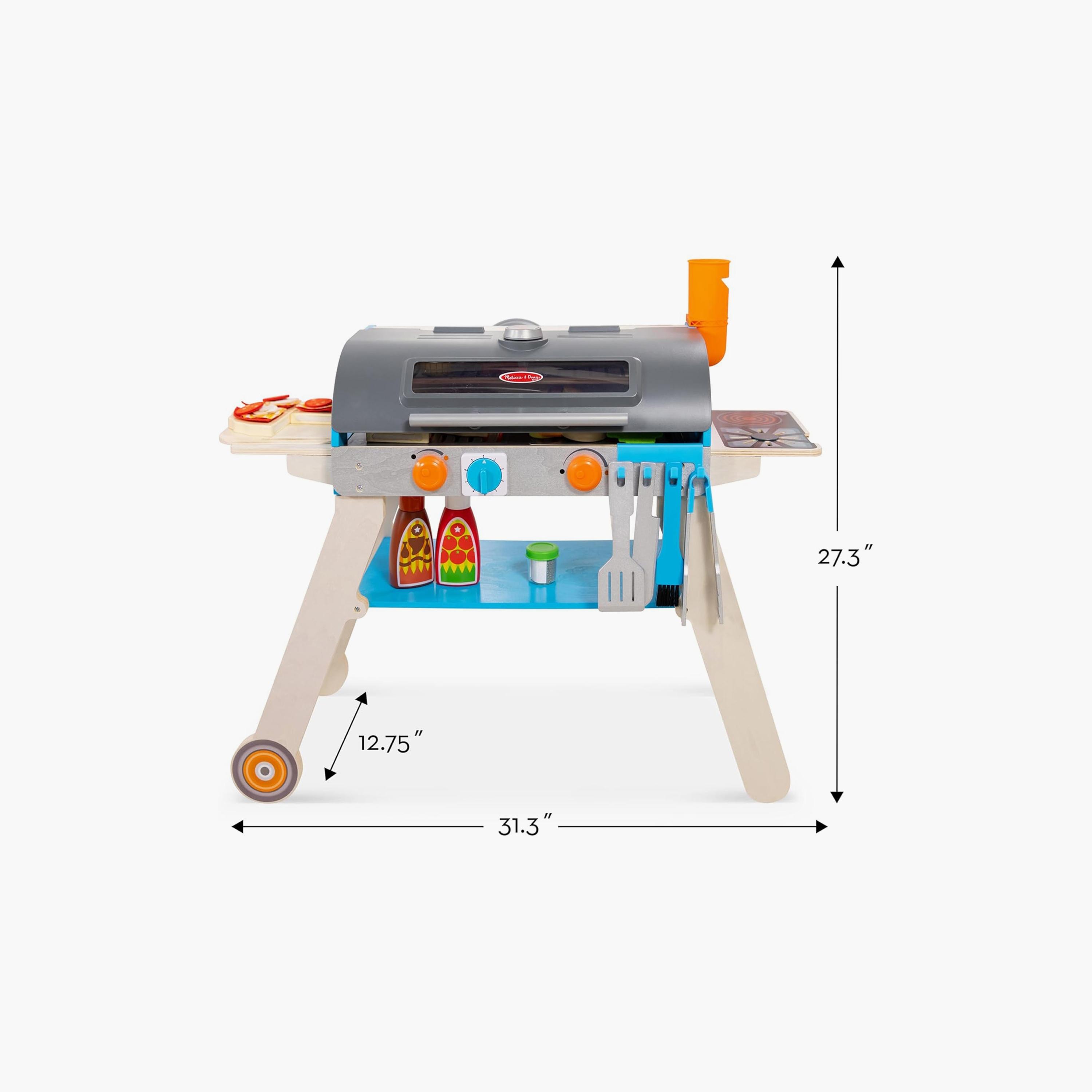 Melissa & Doug Deluxe Grill & Pizza Oven Playset-toys-roleplay-kitchensets-image-5