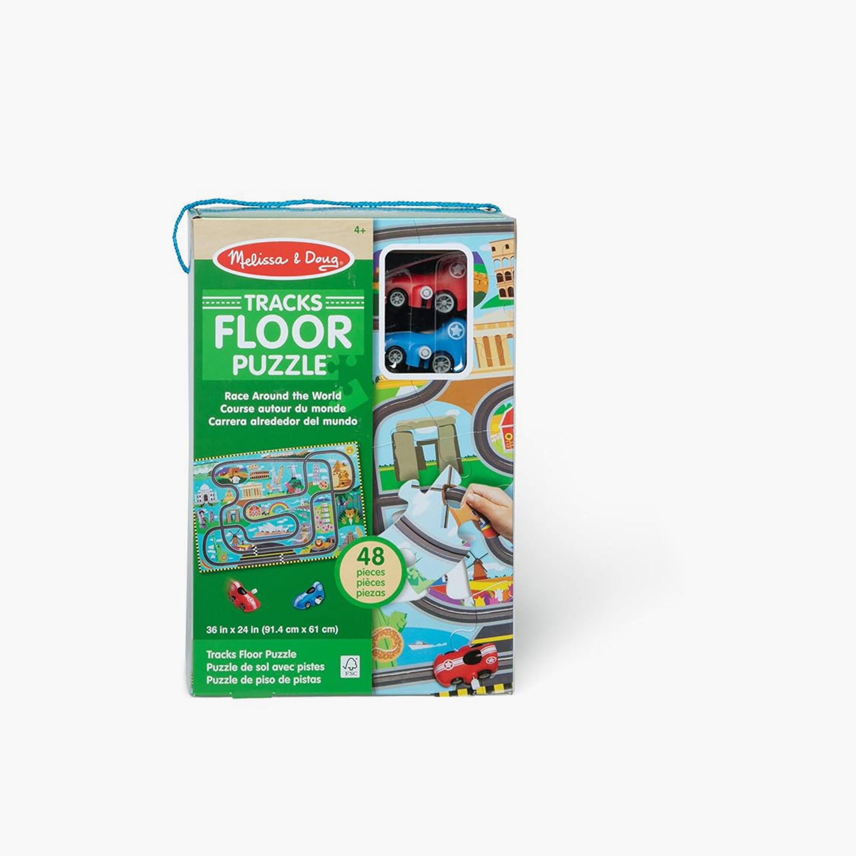 Melissa & Doug Race Track Floor Puzzle & Play Set-toys-indoortoys-puzzles-image-5