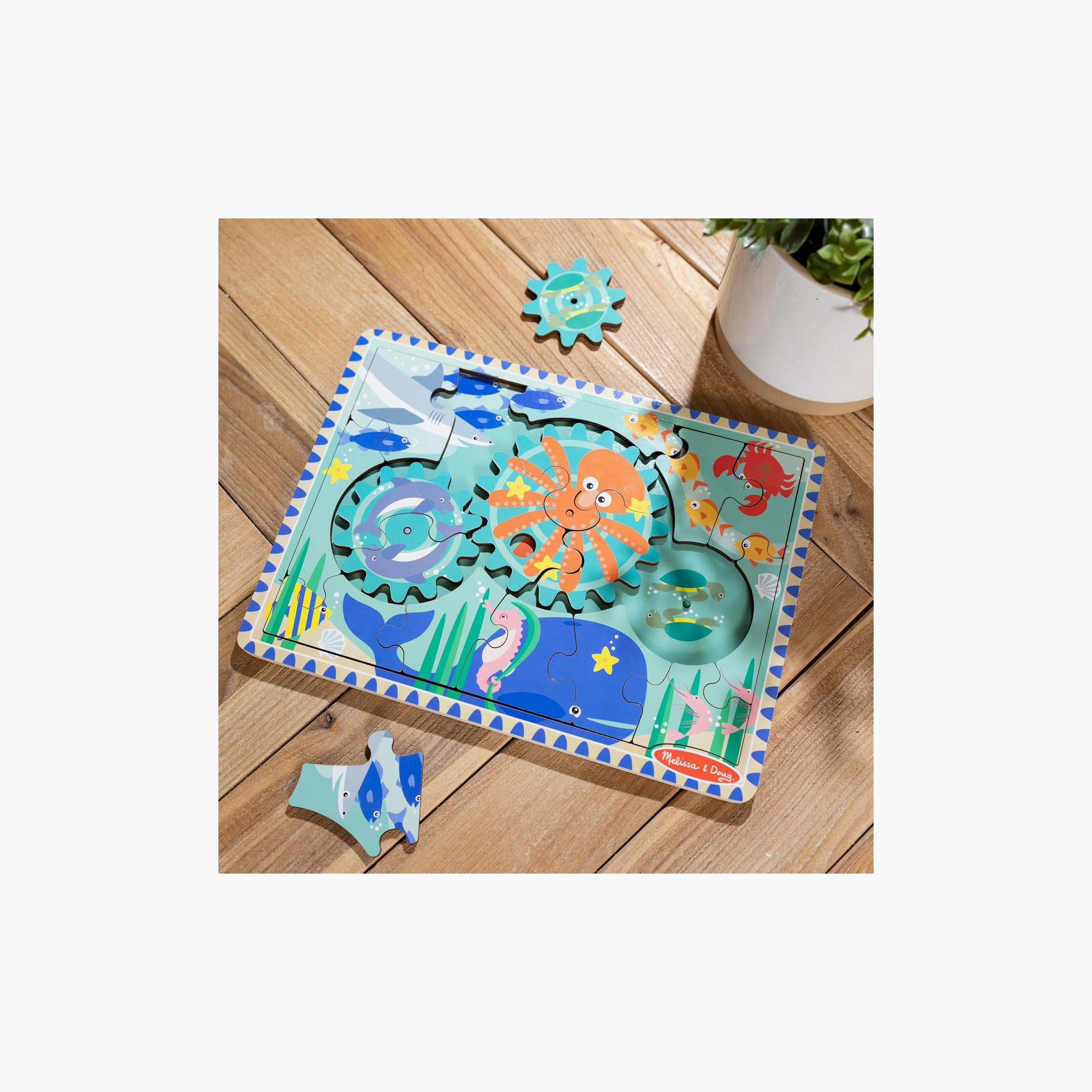 Melissa & Doug Underwater Wooden Gear Puzzle-toys-indoortoys-puzzles-image-4