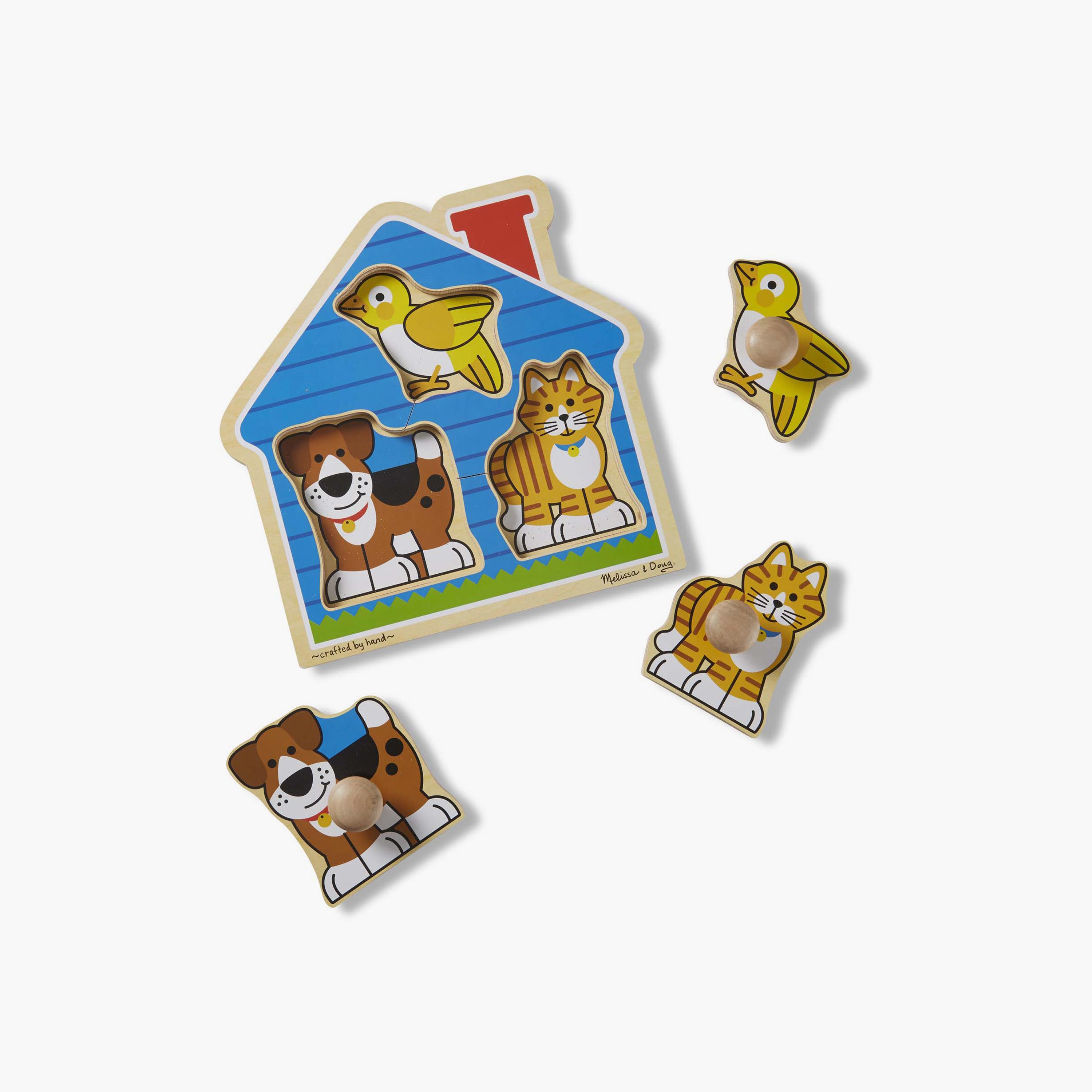 Melissa & Doug House Pets Jumbo Knob Puzzle-toys-indoortoys-puzzles-image-1