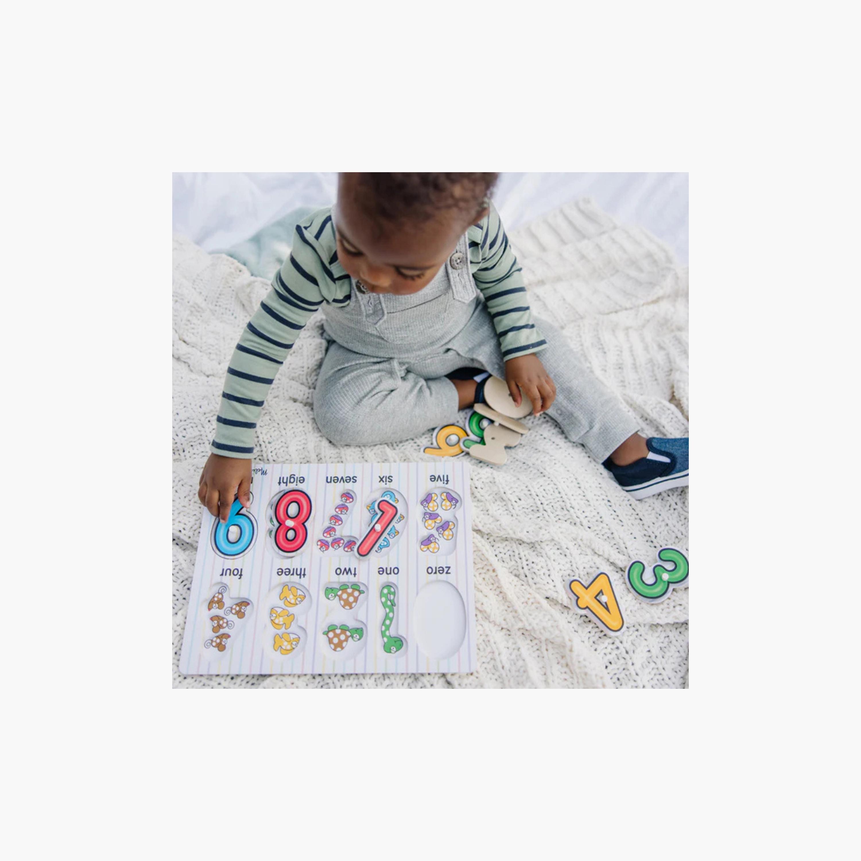 Melissa & Doug 10-Piece Lift & See Numbers Wooden Peg Puzzle-toys-indoortoys-puzzles-image-2