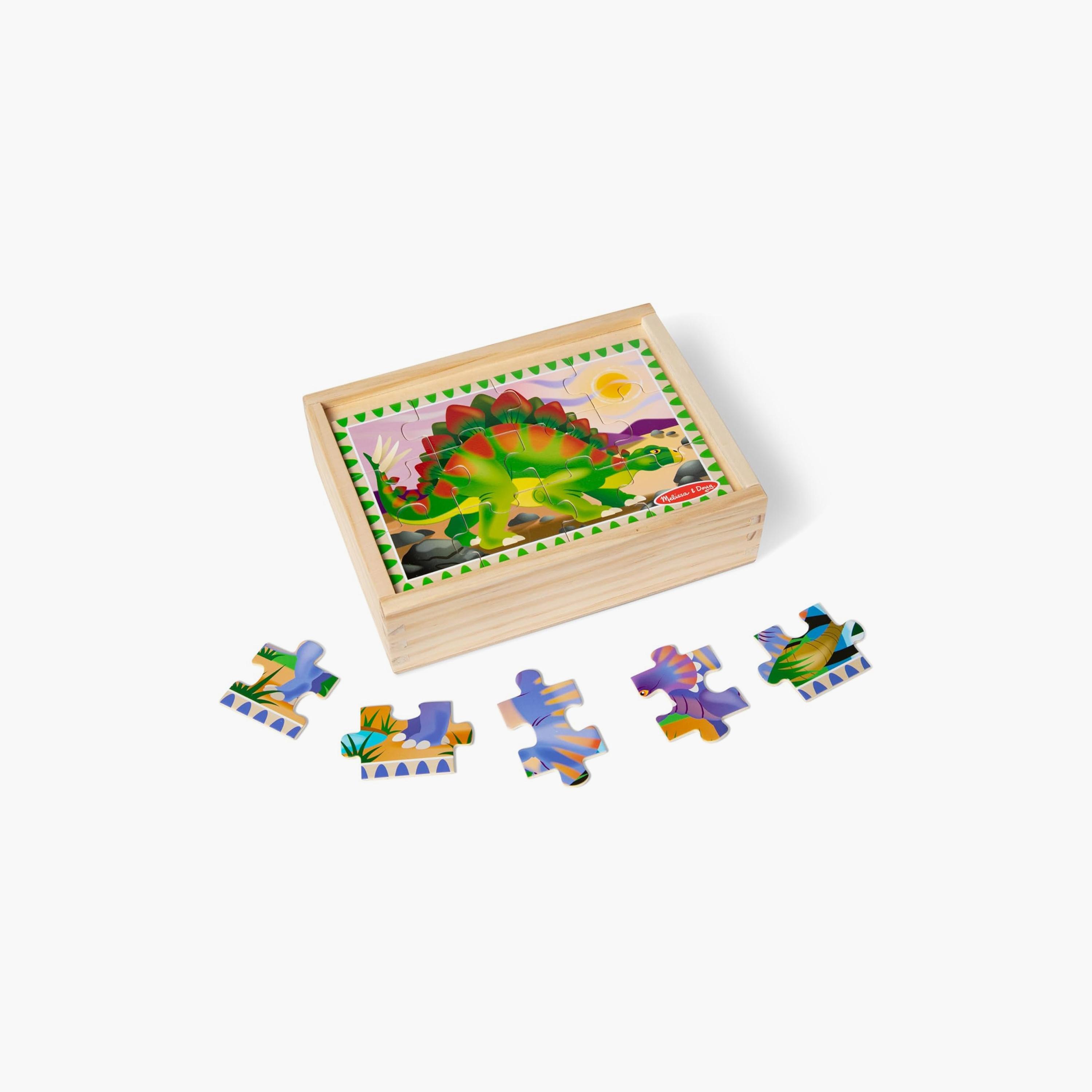 Melissa & Doug 12-Piece Dinosaur Jigsaw Puzzles-toys-indoortoys-puzzles-image-1