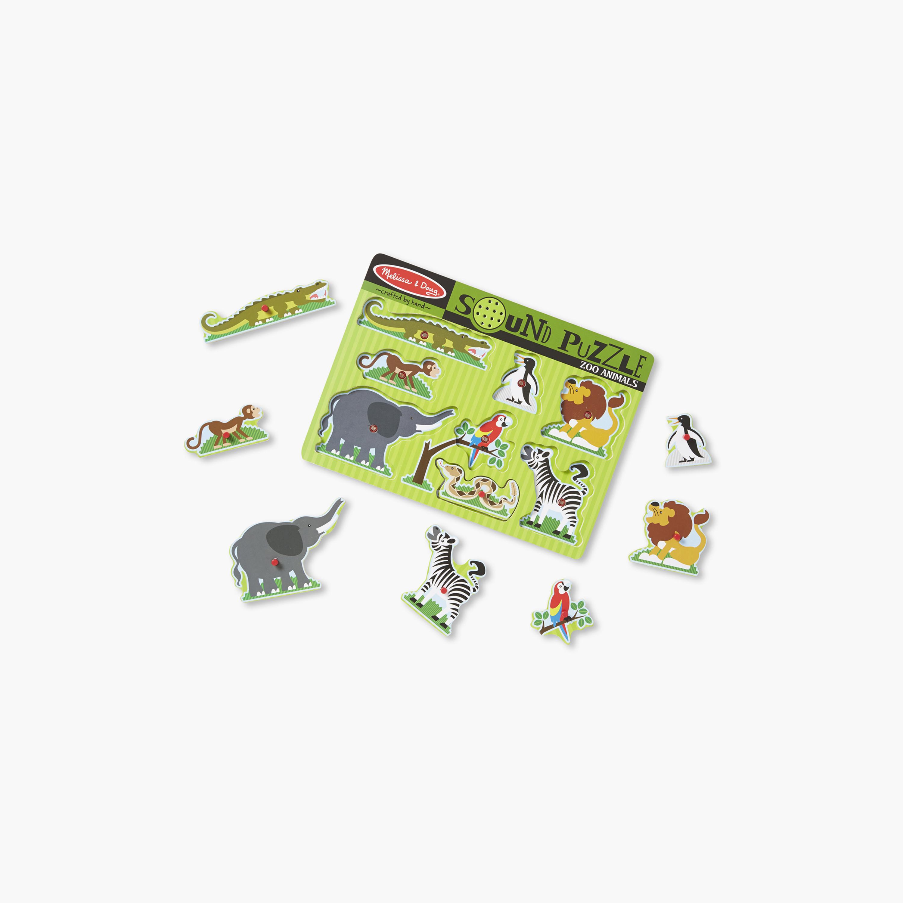 Melissa & Doug Zoo Animals Sound Puzzle-toys-indoortoys-puzzles-image-1