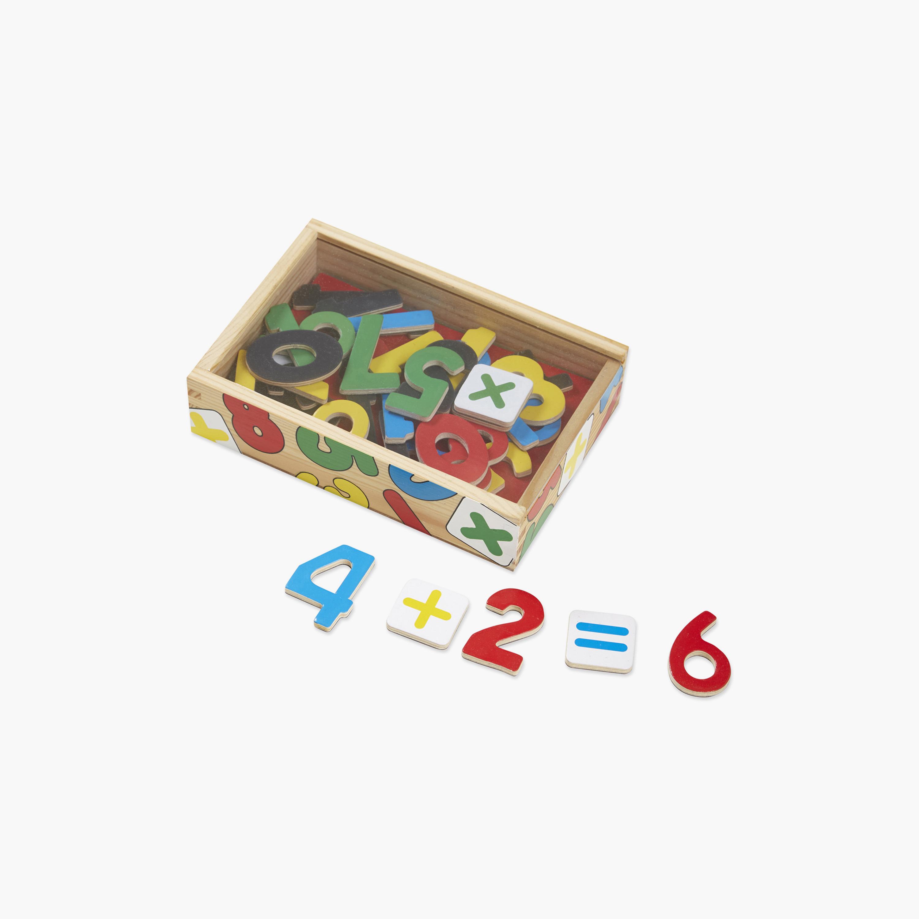أرقام خشبية مغناطيسية من ميليسا آند دوج-toys-babyandtoddlertoys-learningtoys-image-1