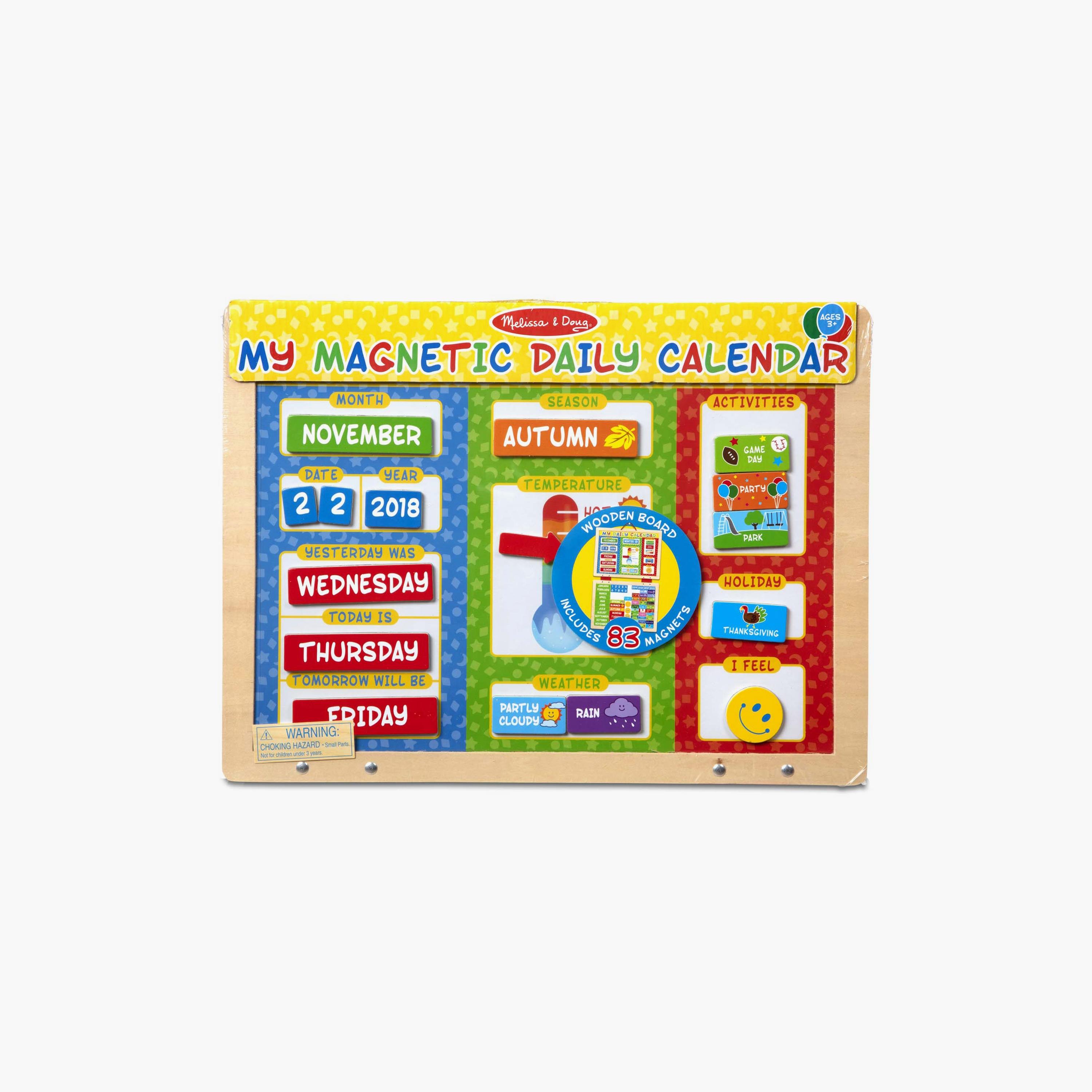 Melissa & Doug My First Daily Magnetic Calendar-toys-playvehicles-vehicleplaysets-image-1