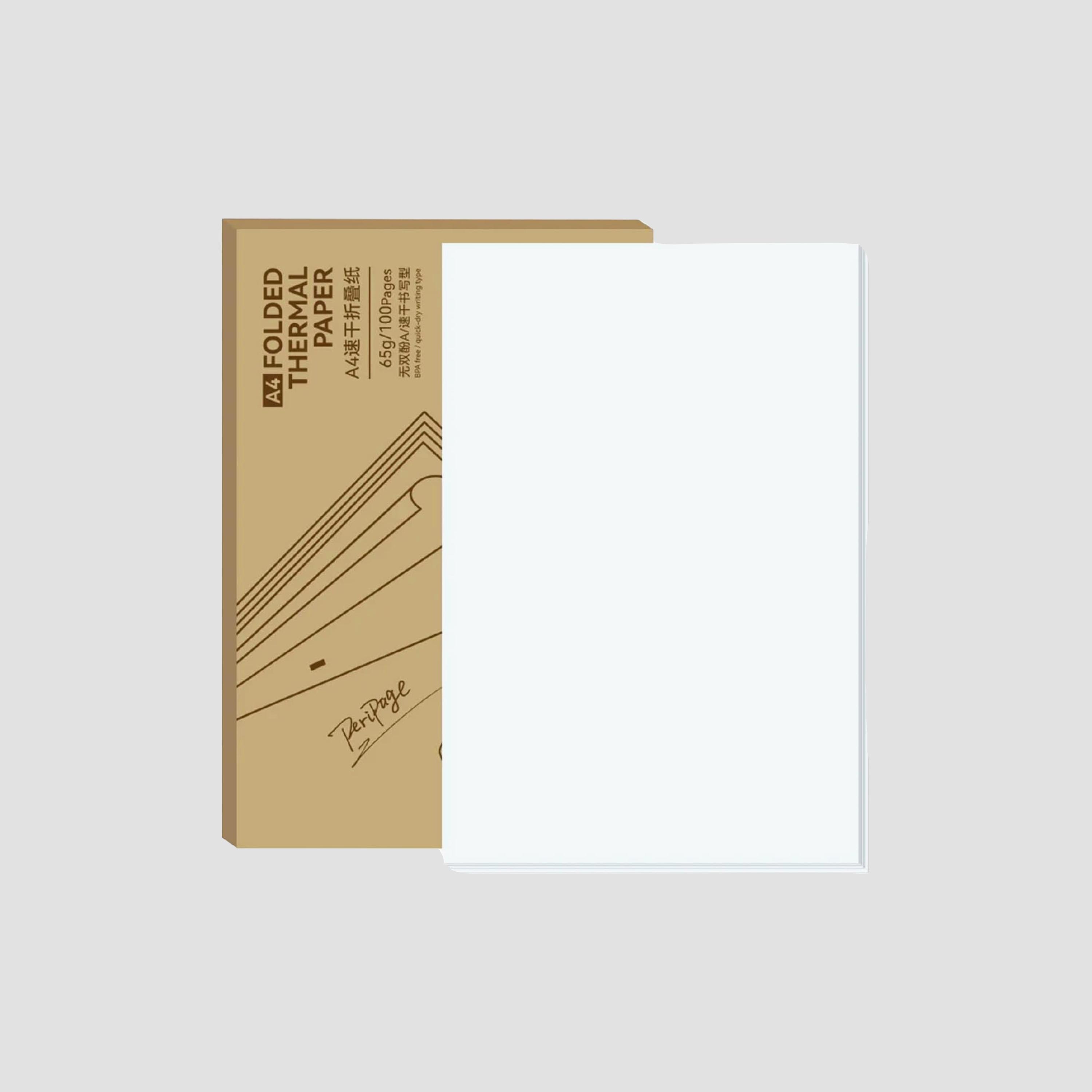 Peripage A4 Quick Dry Thermal Paper 210 x 297 mm for Peripage A40 200 Sheets-electronics-accessories-computeraccesories-image-1