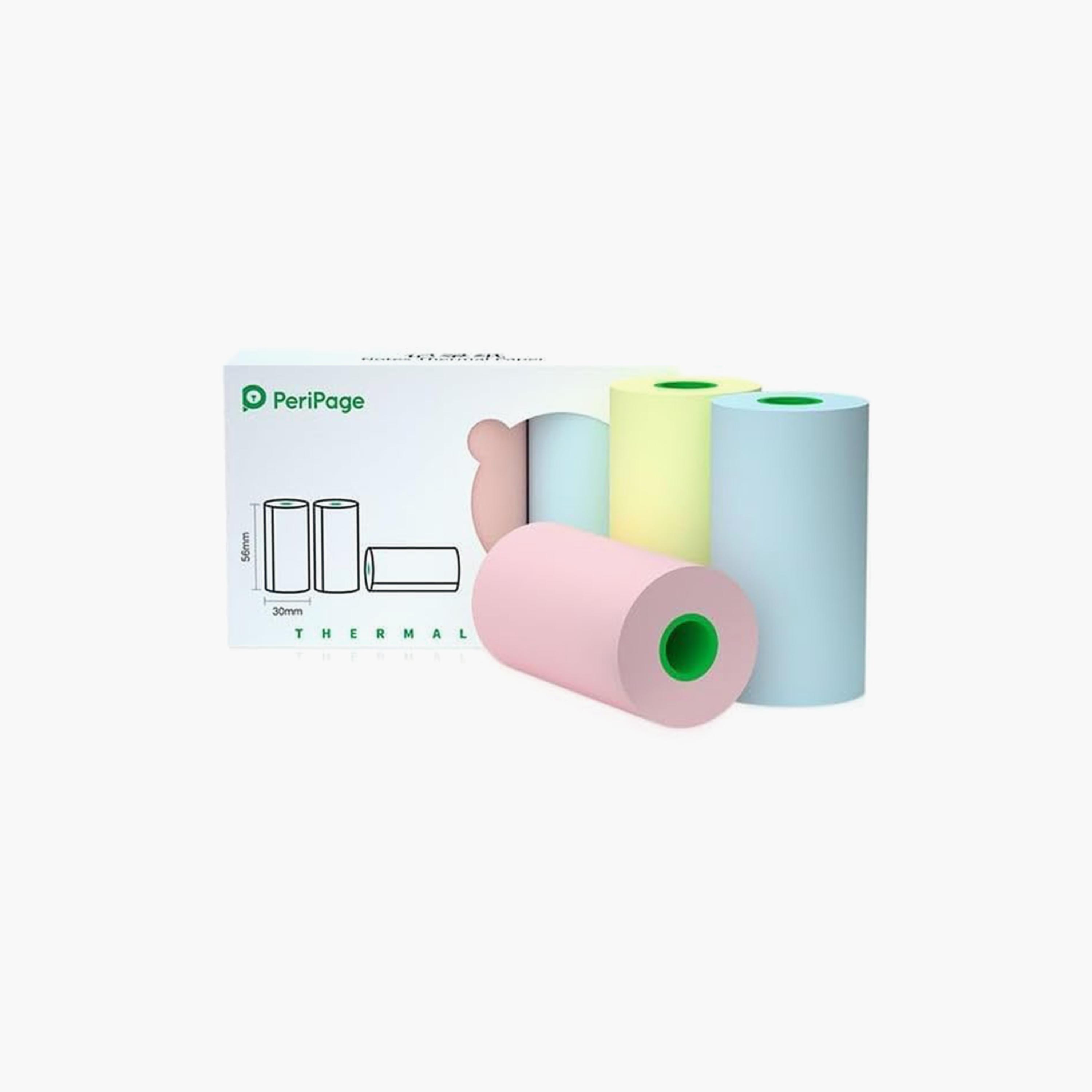 بيريبيدج 56×30 ملم (2 بوصة) ورق حراري لاصق ذاتي وملون.-electronics-accessories-computeraccesories-image-1