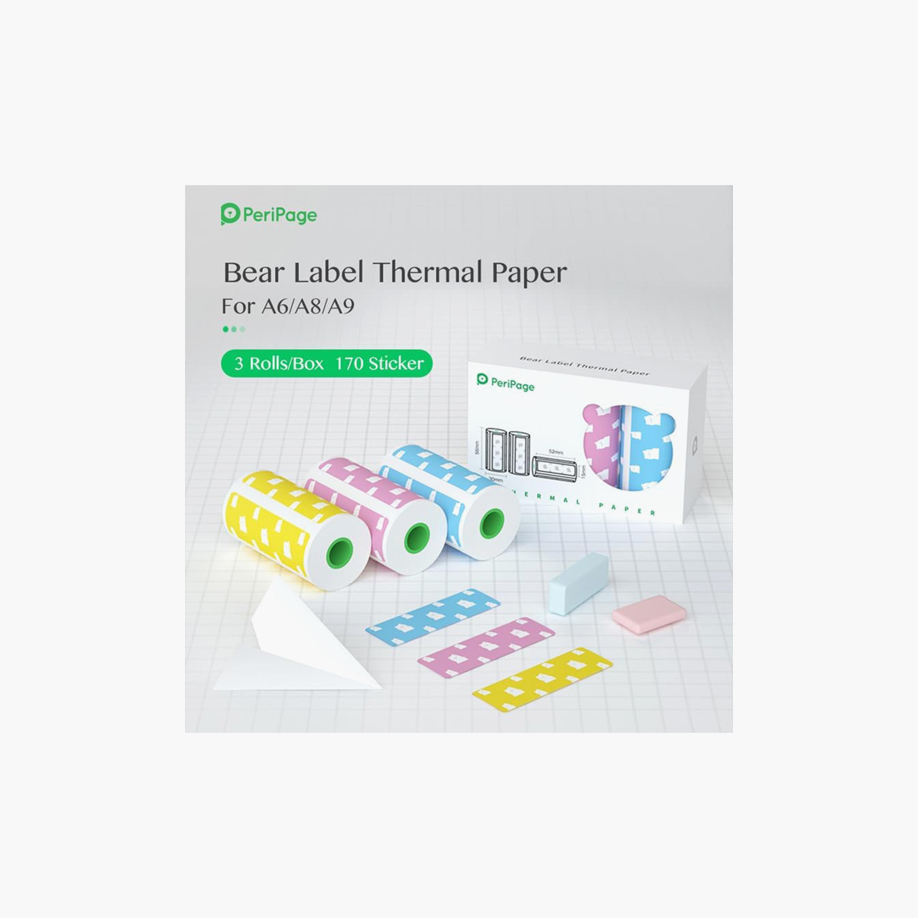 Peripage 15 mm Bear Label Paper 56 mm x 30 mm Size-electronics-accessories-computeraccesories-image-3