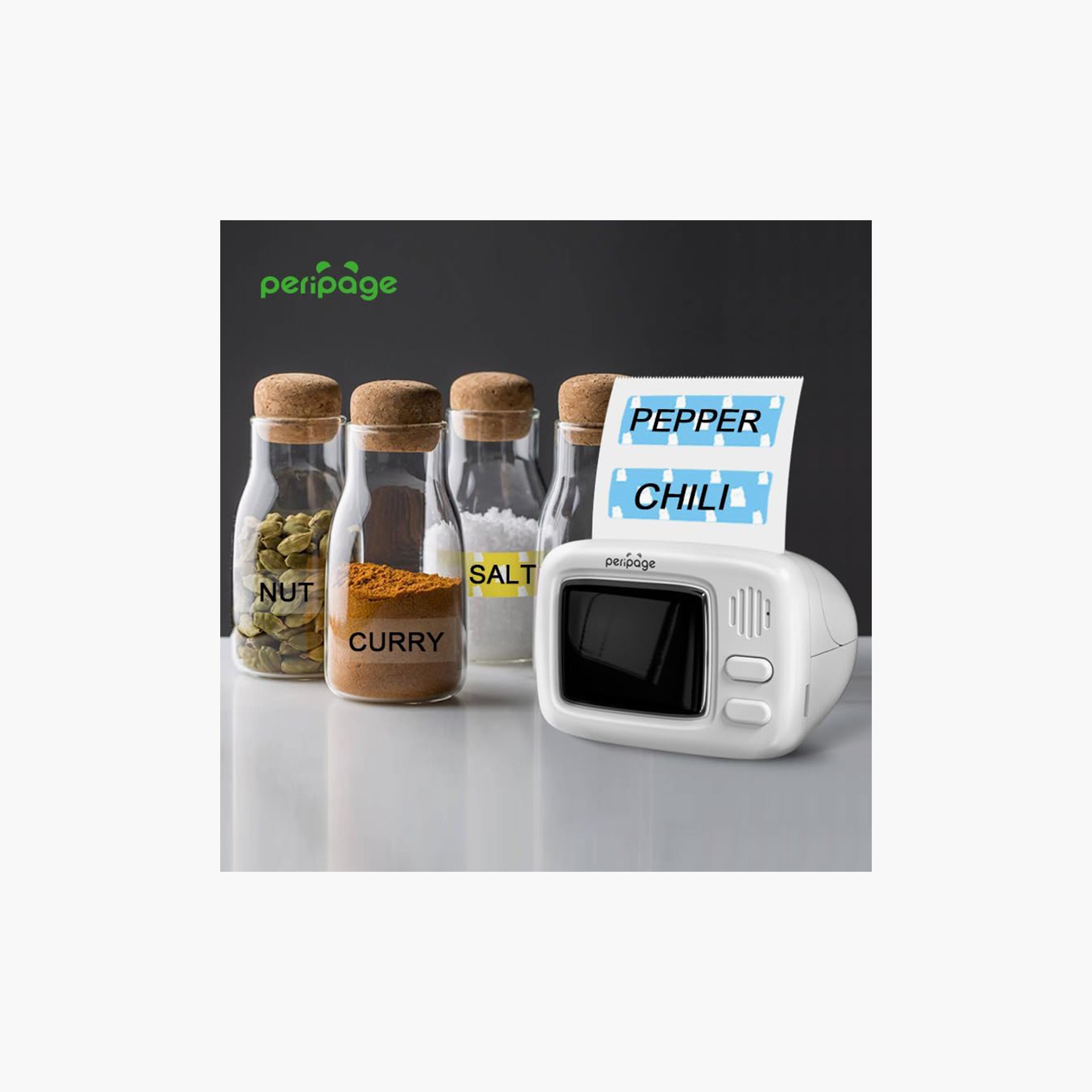 بريبيدج طابعة حرارية صغيرة - صانعة ملصقات جيب لاسلكية بتقنية البلوتوث | A2 أبيض-electronics-accessories-computeraccesories-image-5