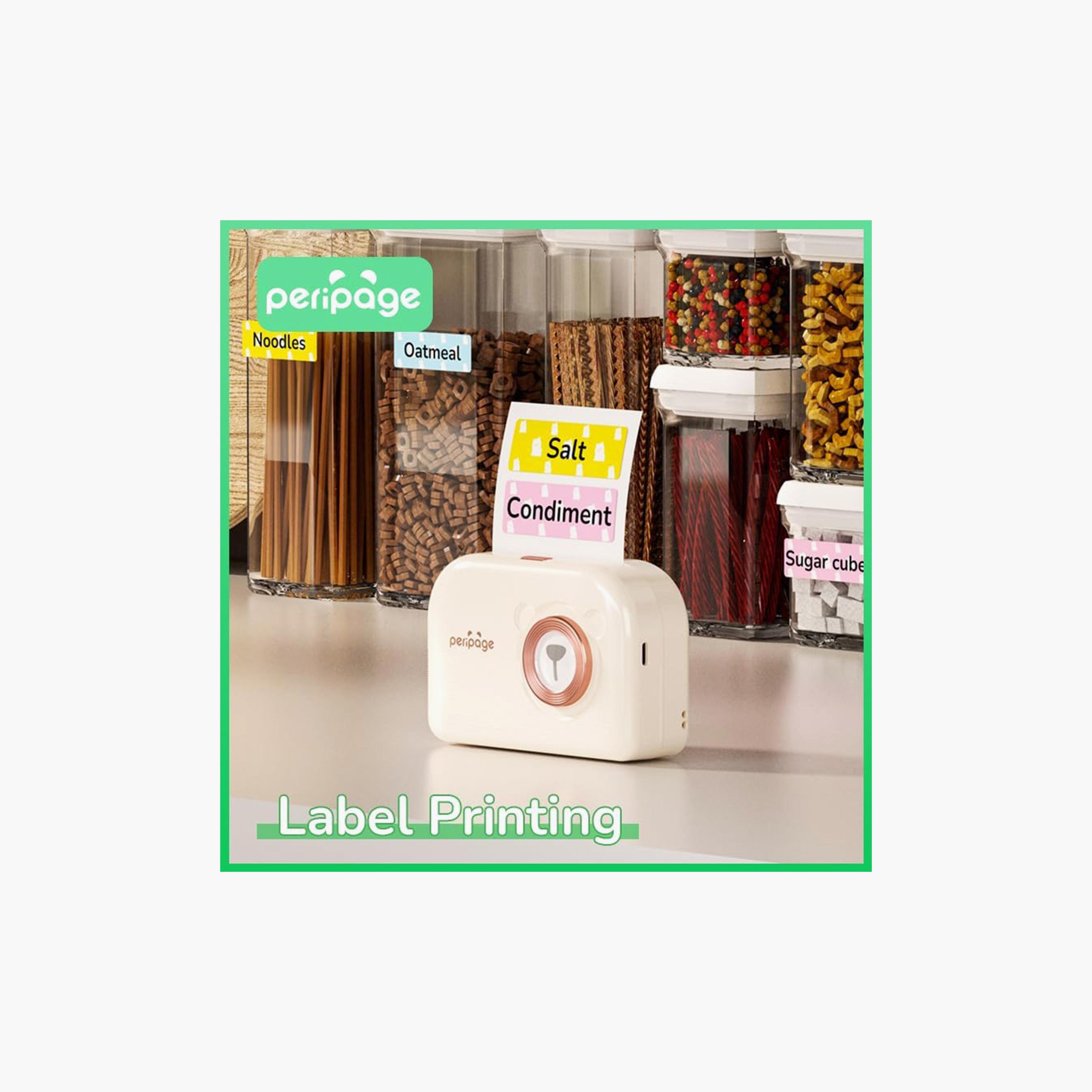 بريبيدج طابعة ملصقات حرارية صغيرة 203 نقطة في البوصة، جيب محمولة بالبلوتوث بيج | A3X-electronics-accessories-computeraccesories-image-4