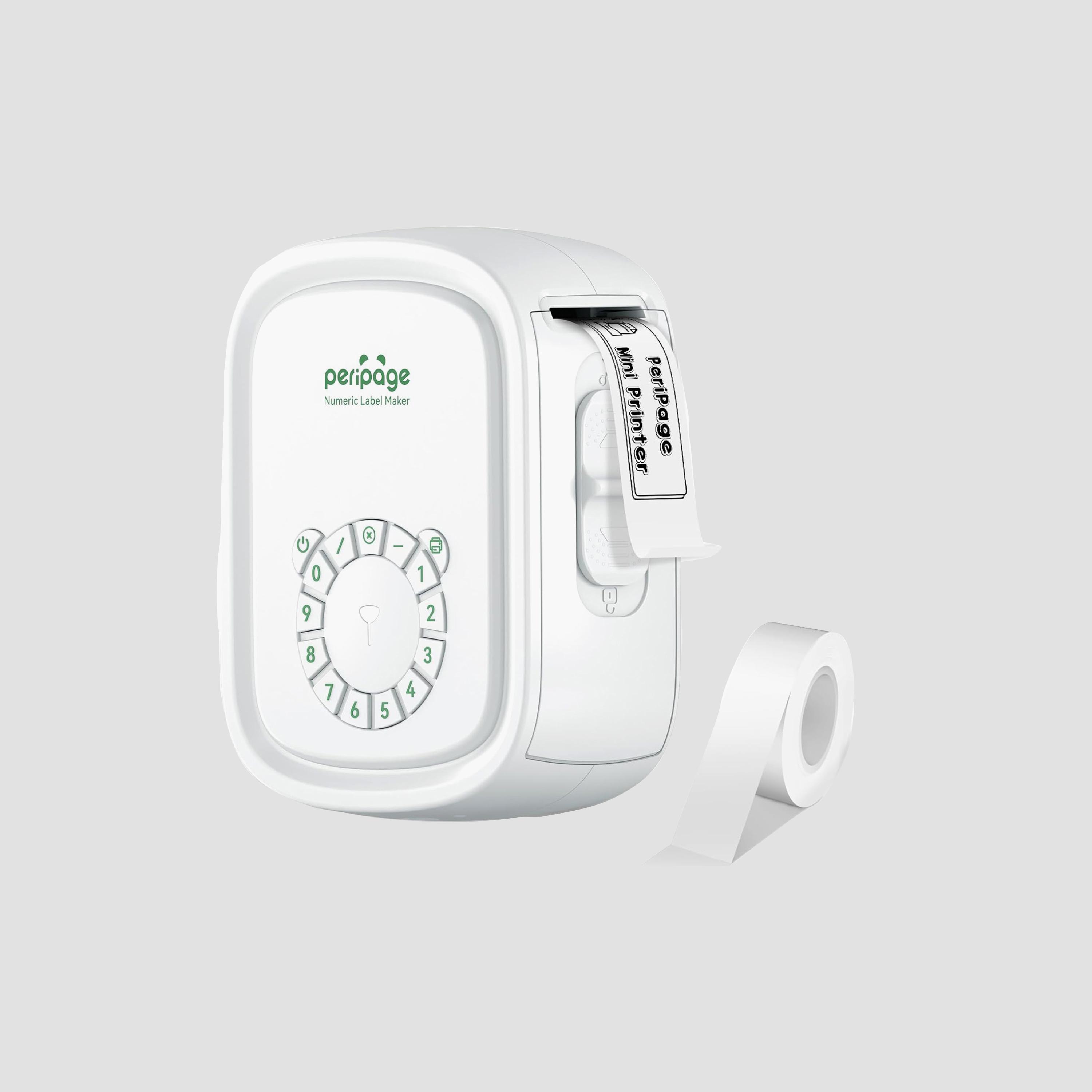 Peripage Portable Label Printer White USB Rechargeable for Office Home | P10Pro-electronics-accessories-computeraccesories-image-1