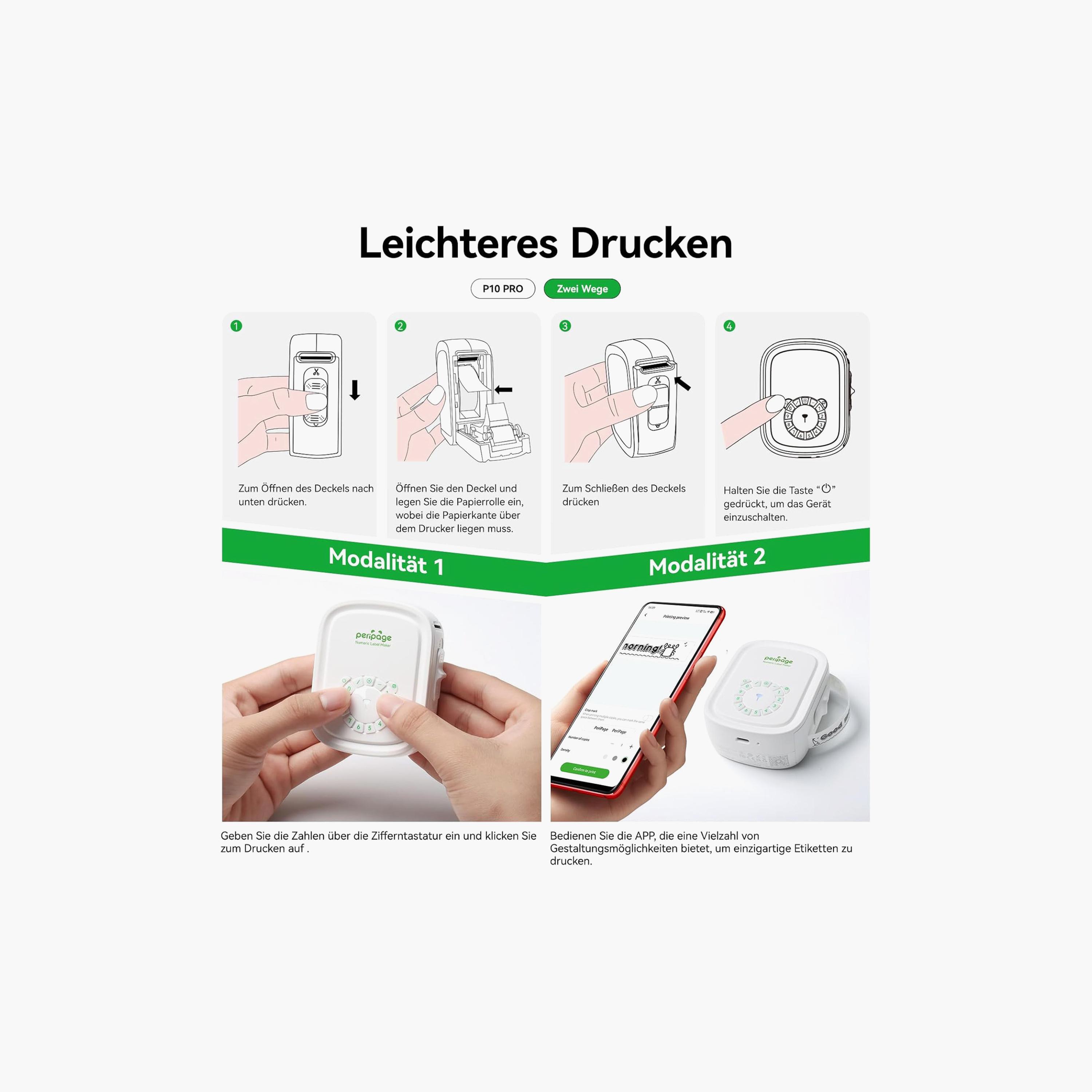 Peripage Portable Label Printer White USB Rechargeable for Office Home | P10Pro-electronics-accessories-computeraccesories-image-3