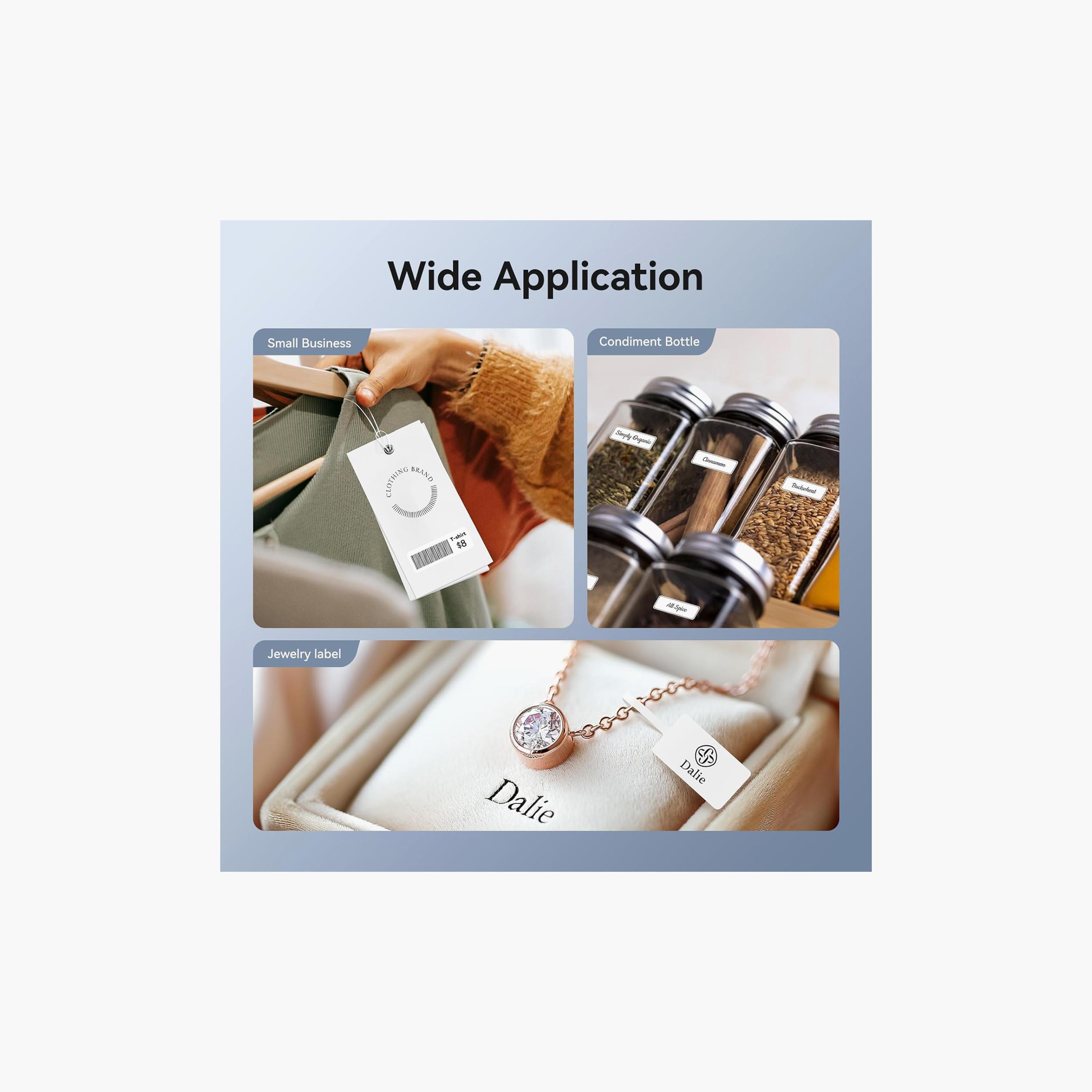 Niimbot Label Maker 300DPI Bluetooth Portable Thermal Sticker Printer White | D11-H-electronics-accessories-computeraccesories-image-5