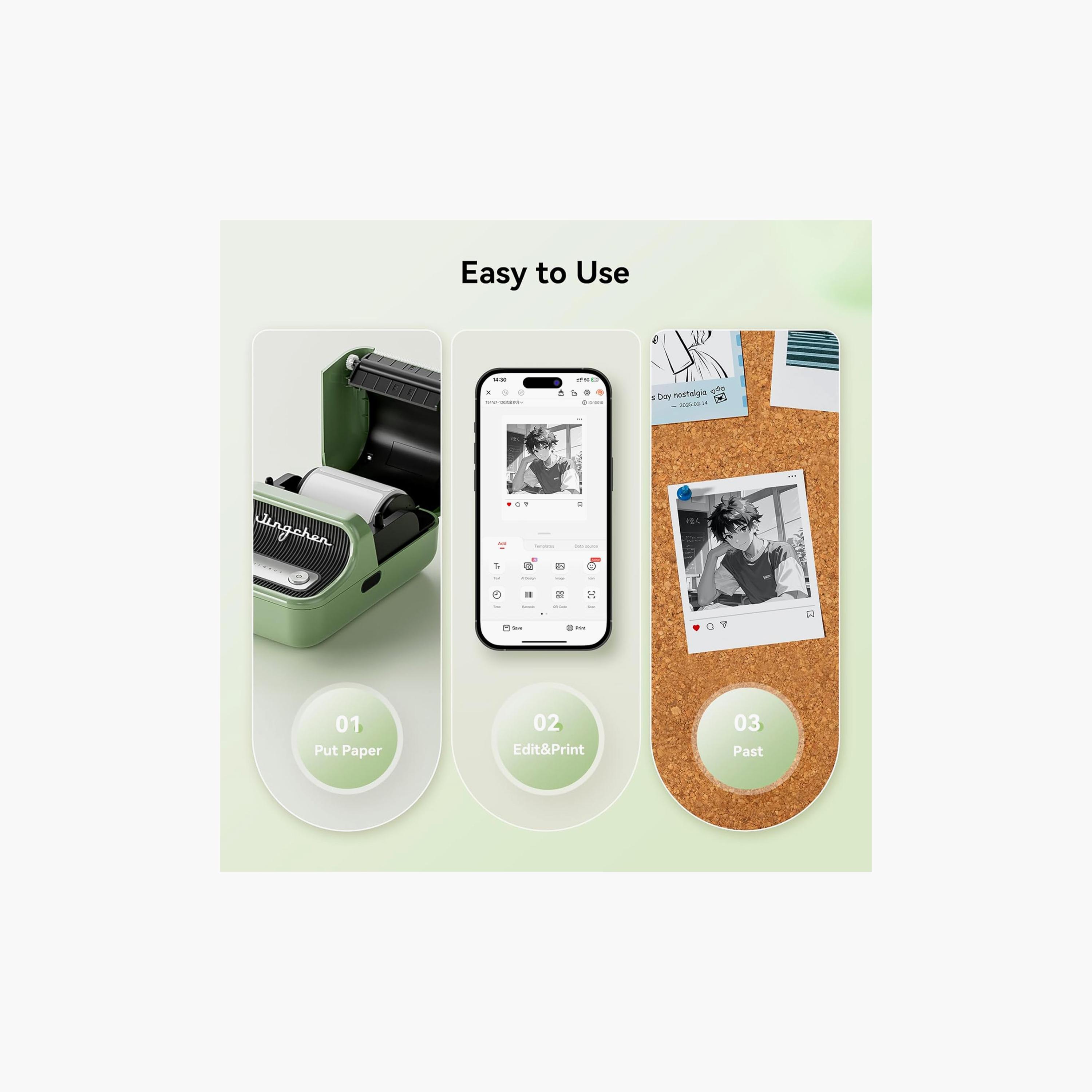 Niimbot 300DPI Portable Bluetooth Sticker Printer Inkless Label Maker | B21 Pro-electronics-accessories-computeraccesories-image-3