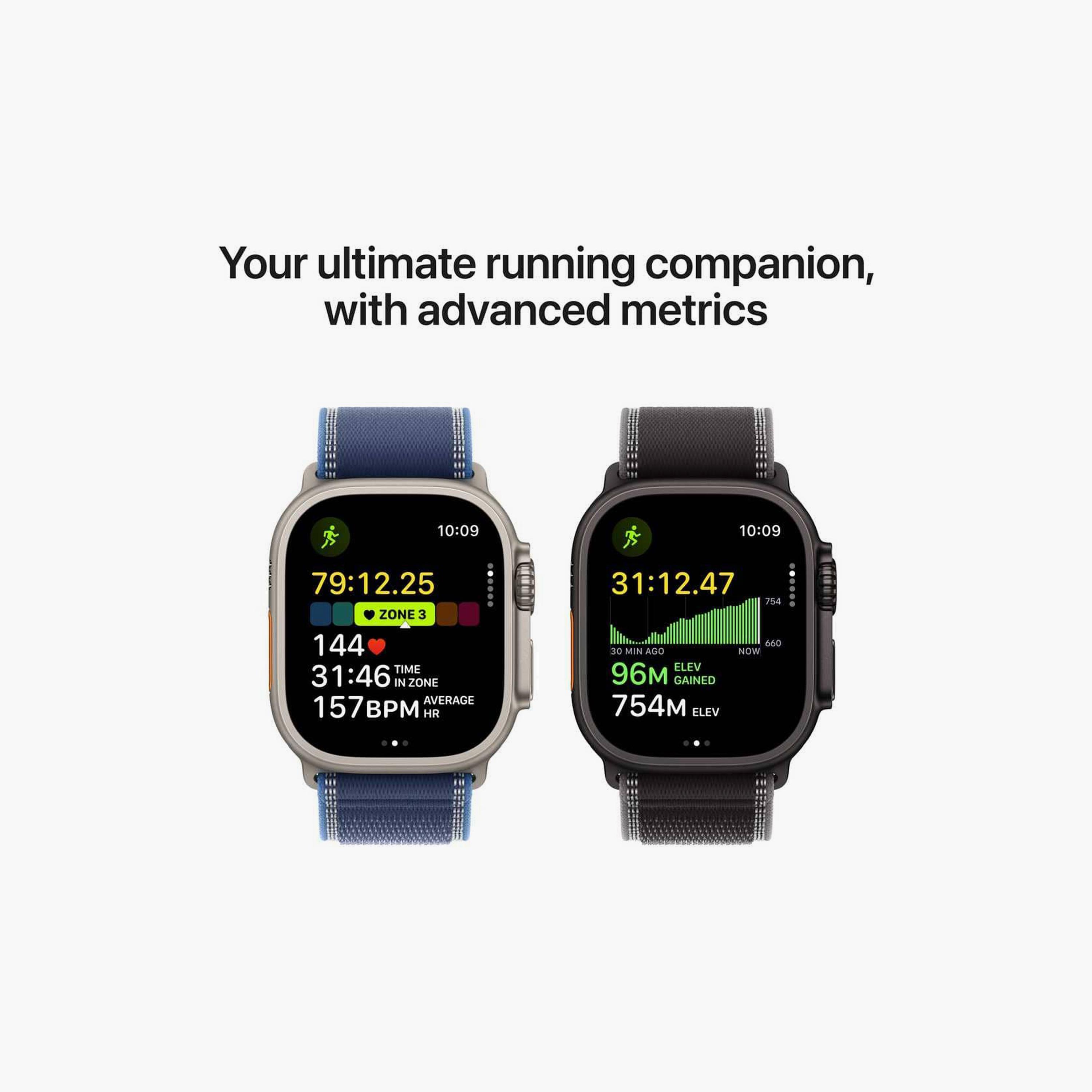 Apple Watch Ultra 3 GPS + Cellular 49mm Natural Titanium Case with Anchor Blue Ocean Band-electronics-smartwatches-image-4