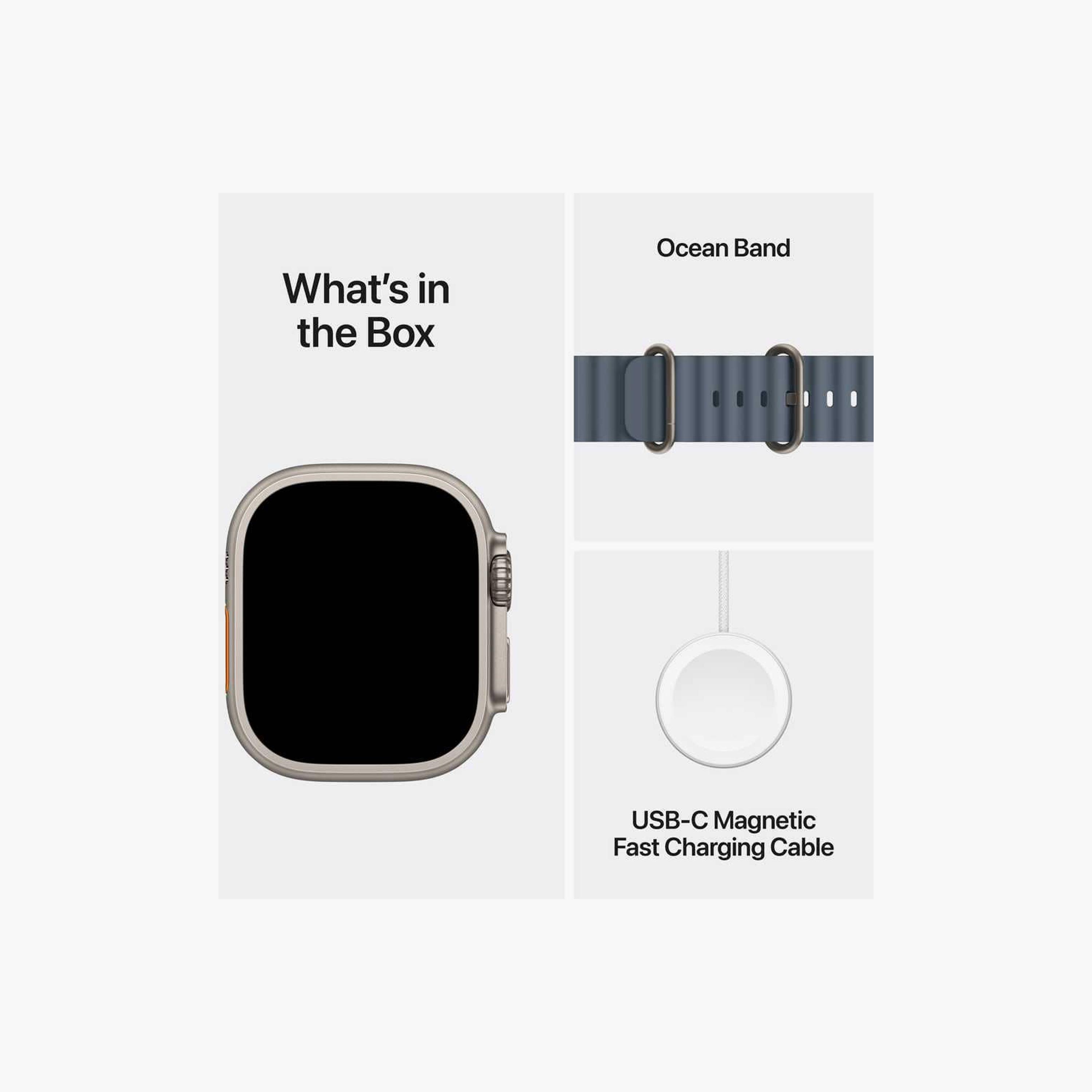 Apple Watch Ultra 3 GPS + Cellular 49mm Natural Titanium Case with Anchor Blue Ocean Band-electronics-smartwatches-image-7