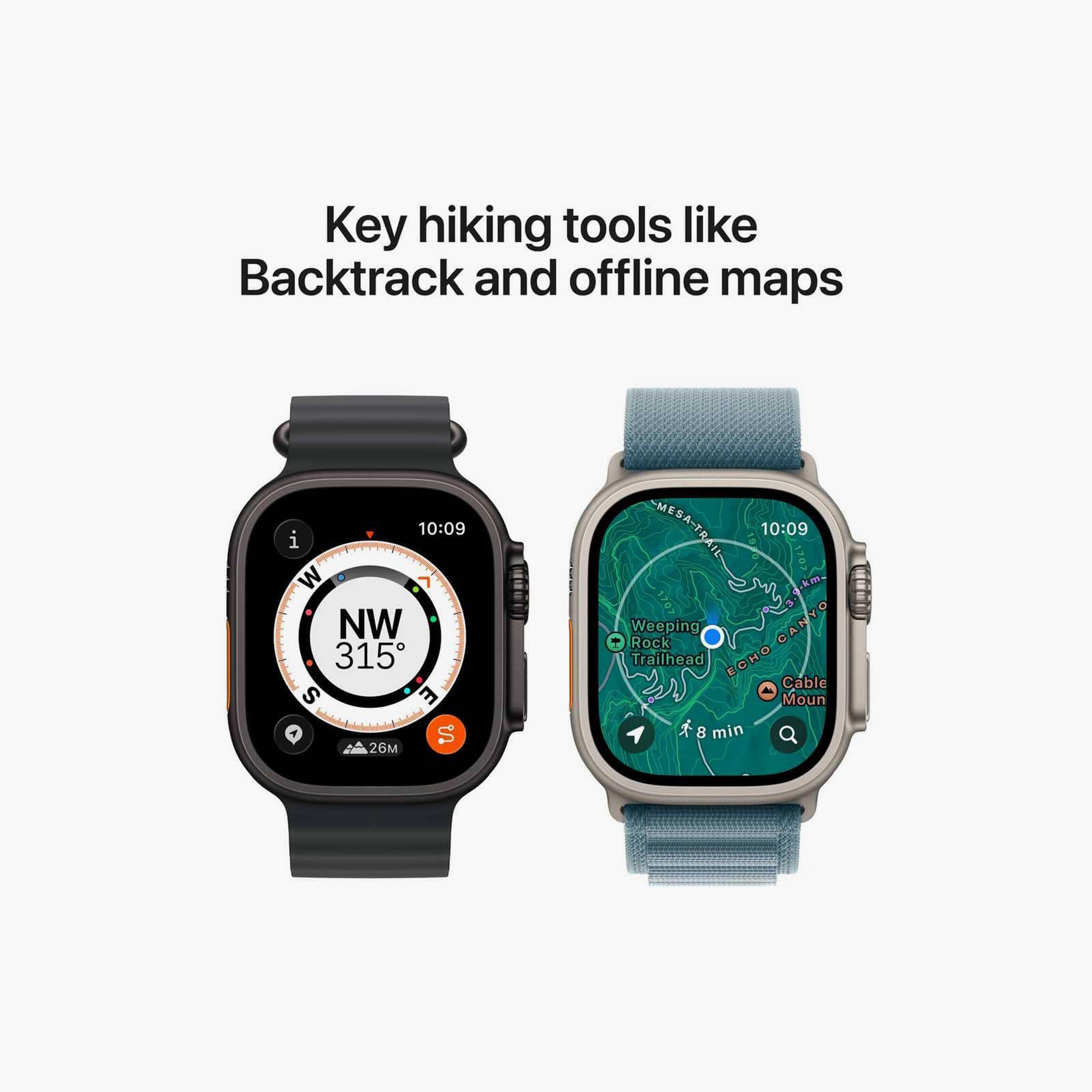 Apple Watch Ultra 3 GPS + Cellular 49mm Black Titanium Case with Black Ocean Band-men-watchesandjewellery-watches-image-5