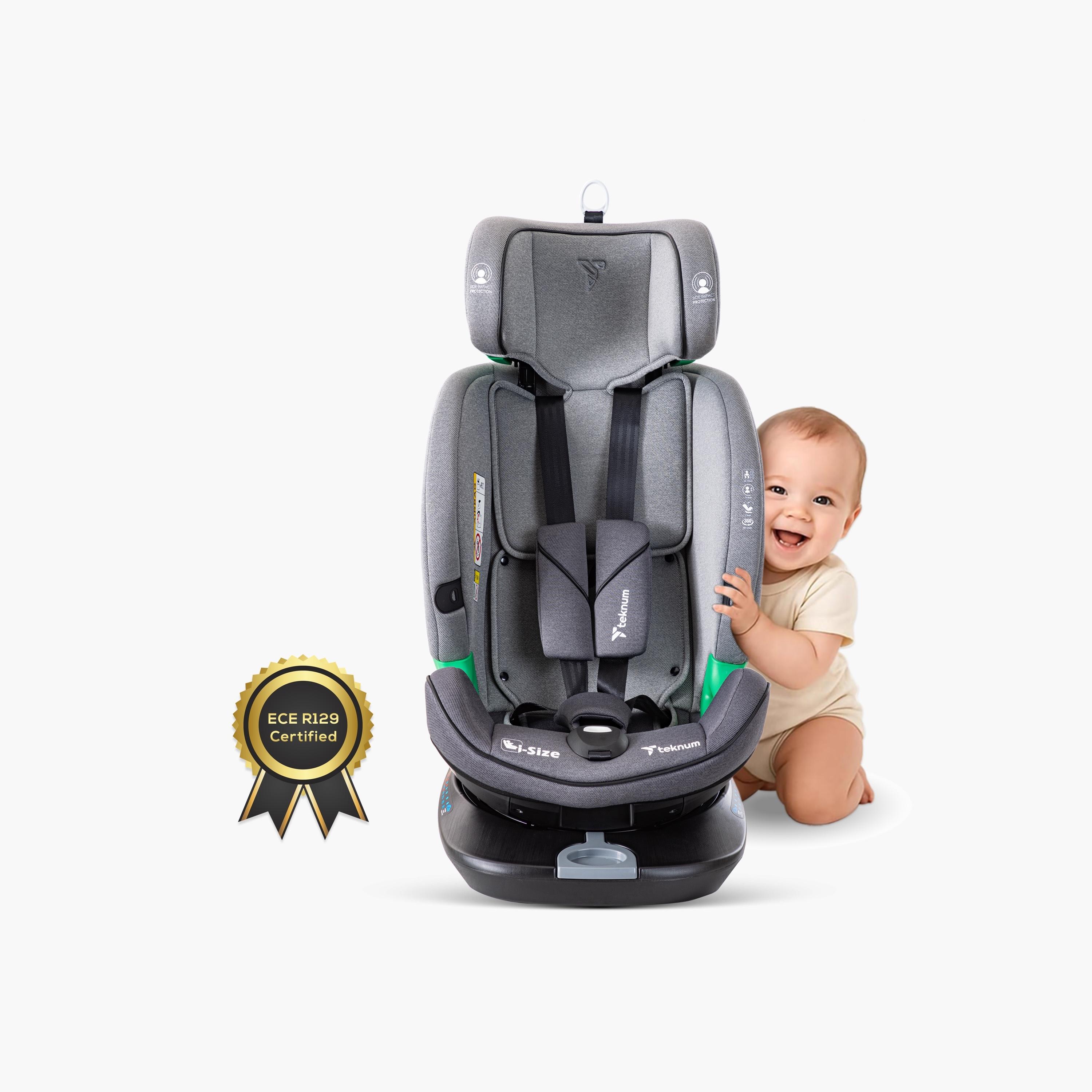 Teknum Evolve Prime i-Size Car Seat with Isofix - Grey-baby-gear-carseats-image-11