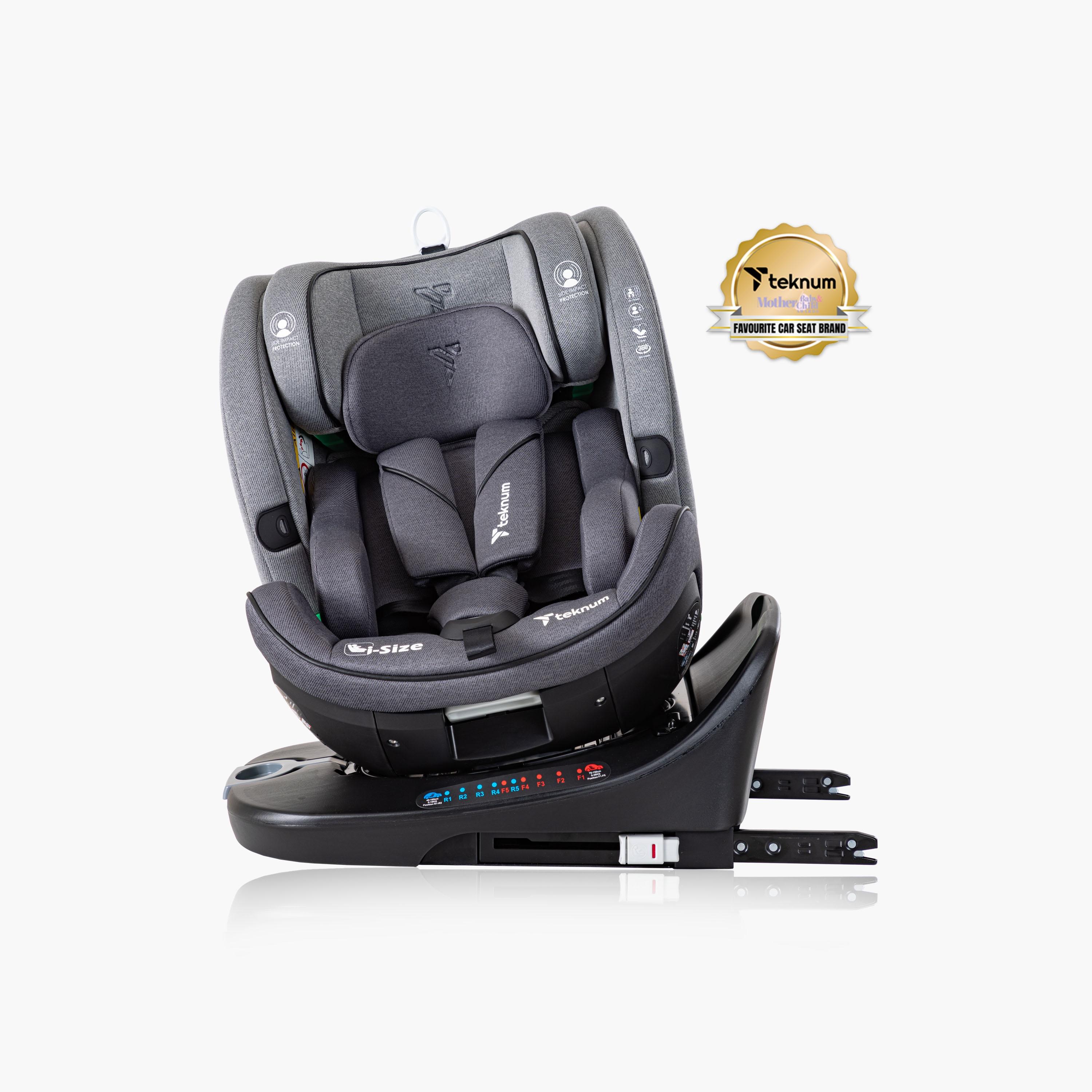 Teknum Evolve Prime i-Size Car Seat with Isofix - Grey-baby-gear-carseats-image-12