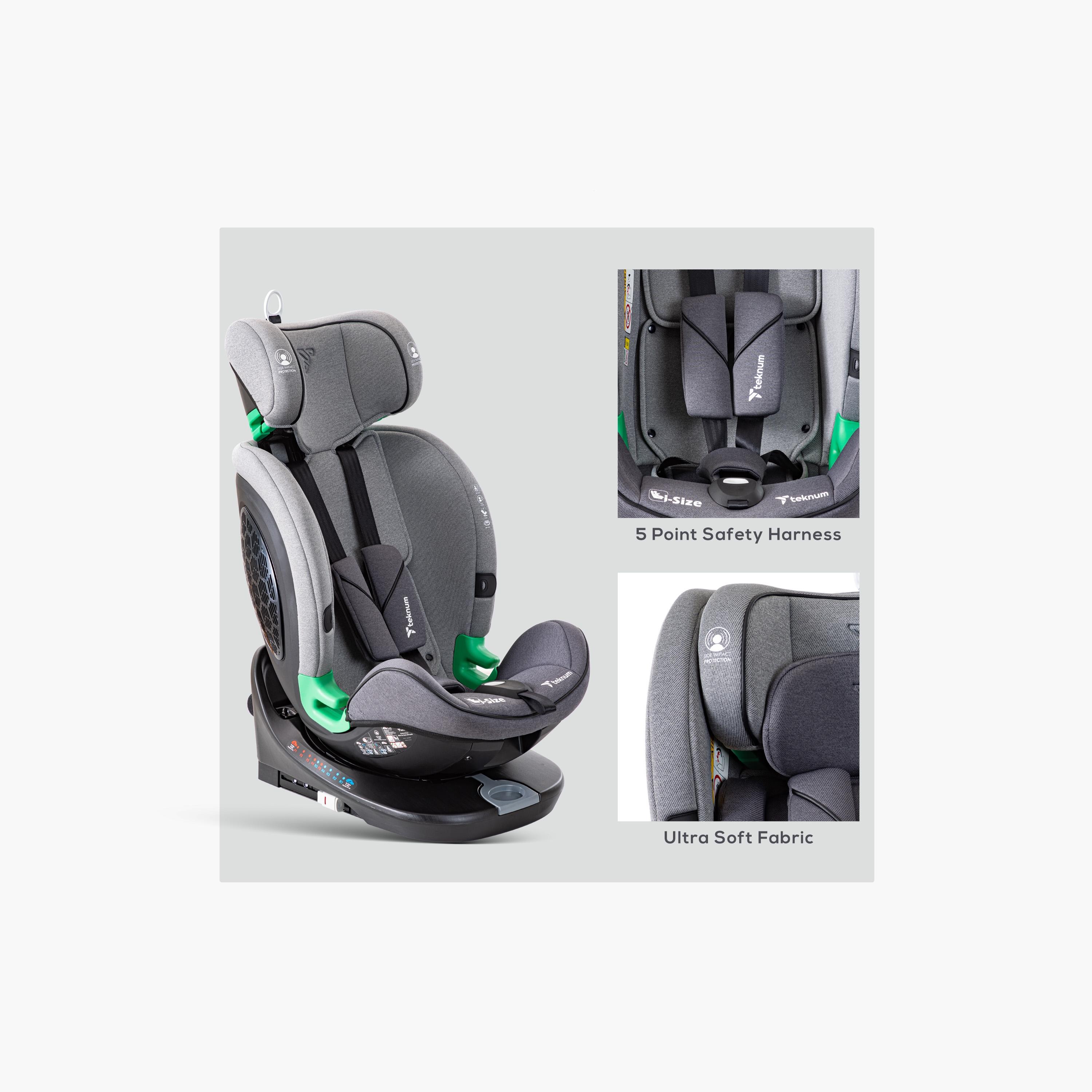 Teknum Evolve Prime i-Size Car Seat with Isofix - Grey-baby-gear-carseats-image-13