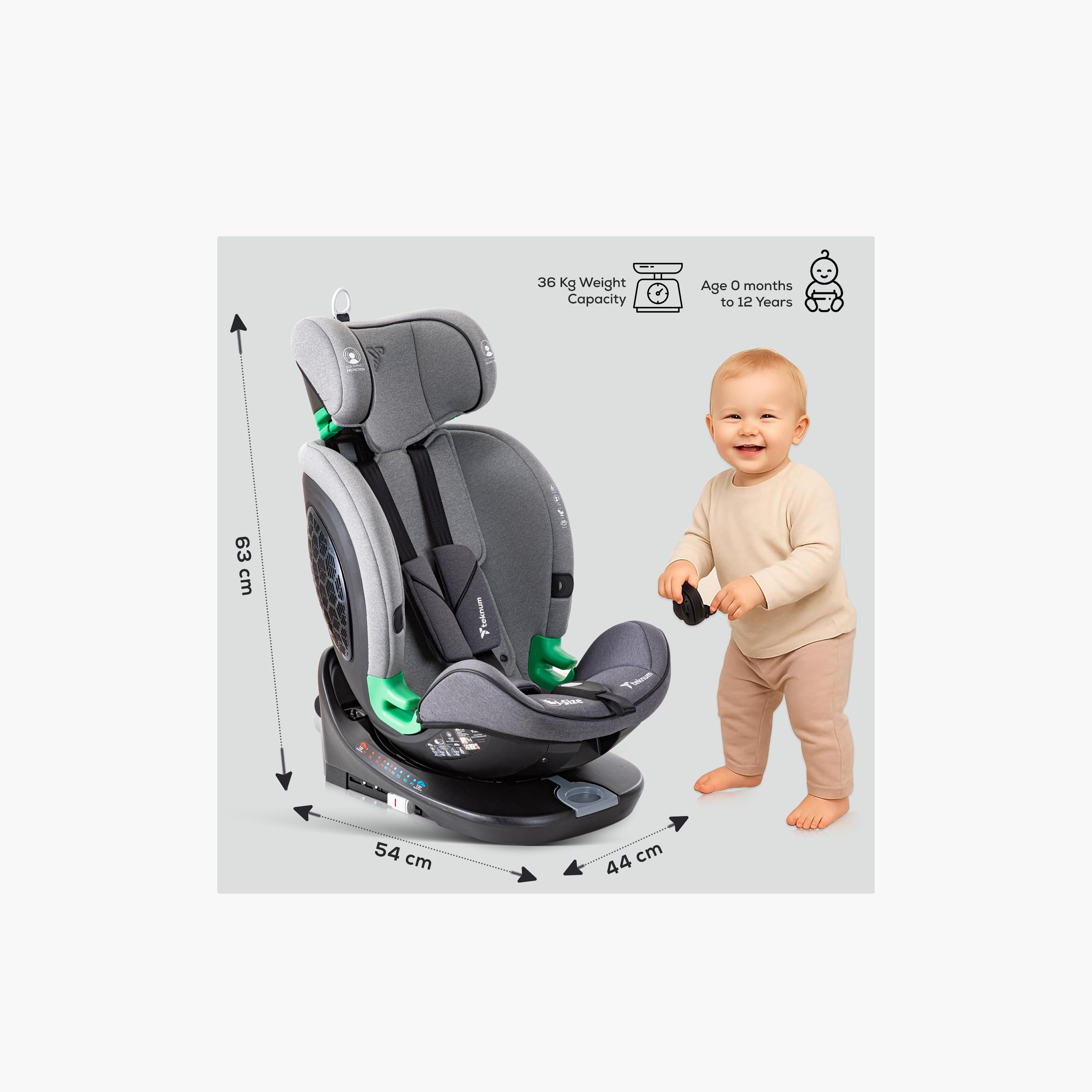 Teknum Evolve Prime i-Size Car Seat with Isofix - Grey-baby-gear-carseats-image-14