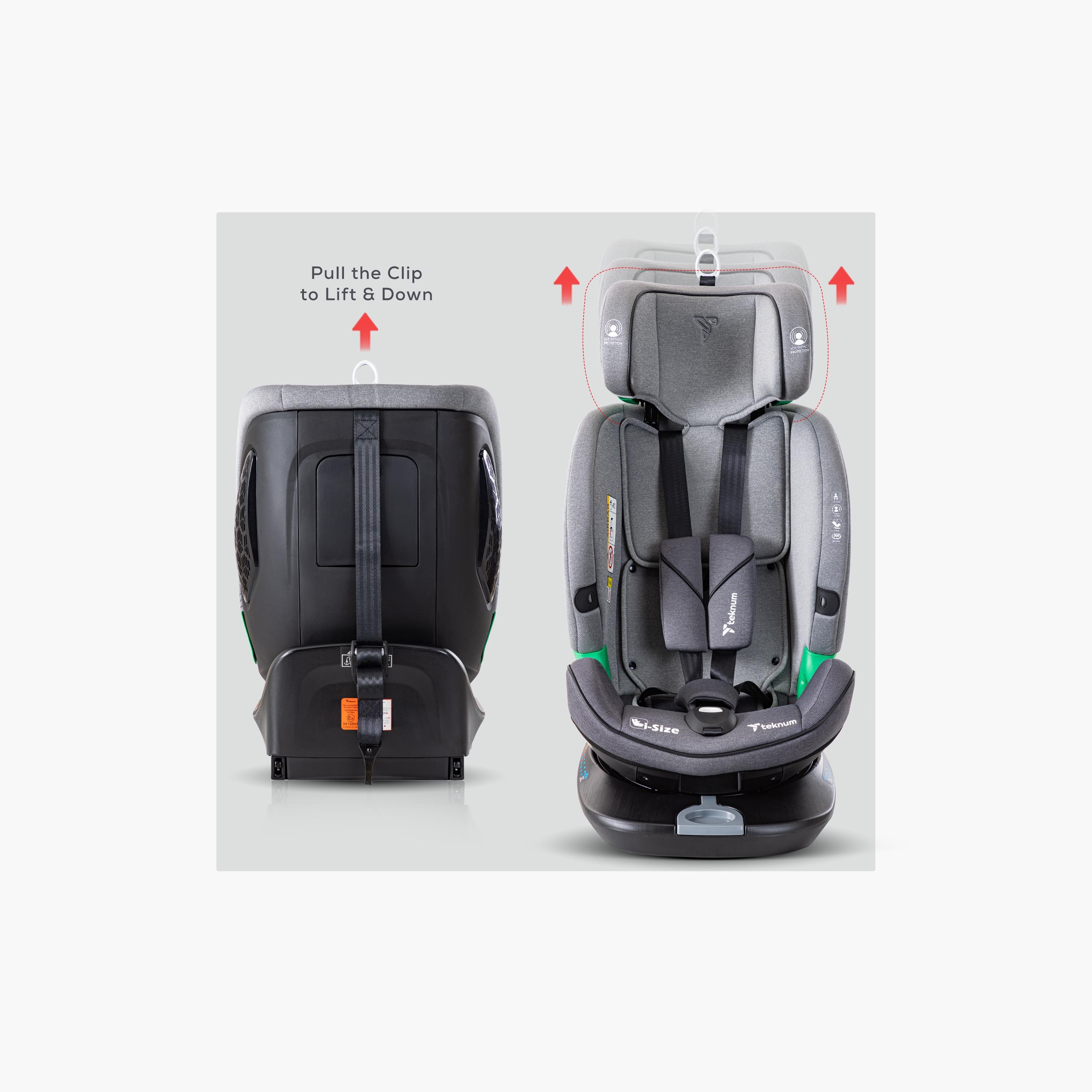 Teknum Evolve Prime i-Size Car Seat with Isofix - Grey-baby-gear-carseats-image-6