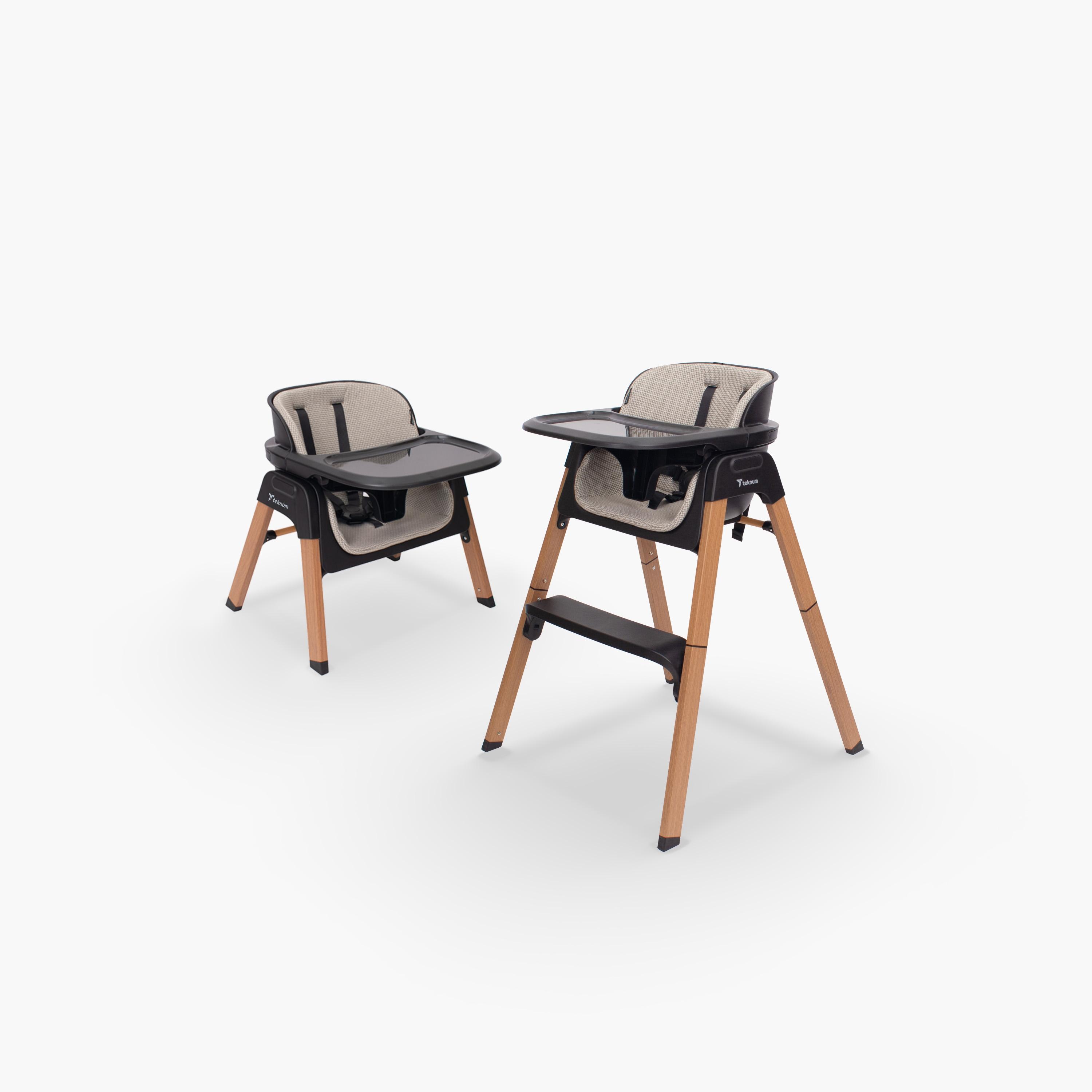 Teknum Luxuro High Chair - Black-baby-feeding-highchairsandboosters-image-3