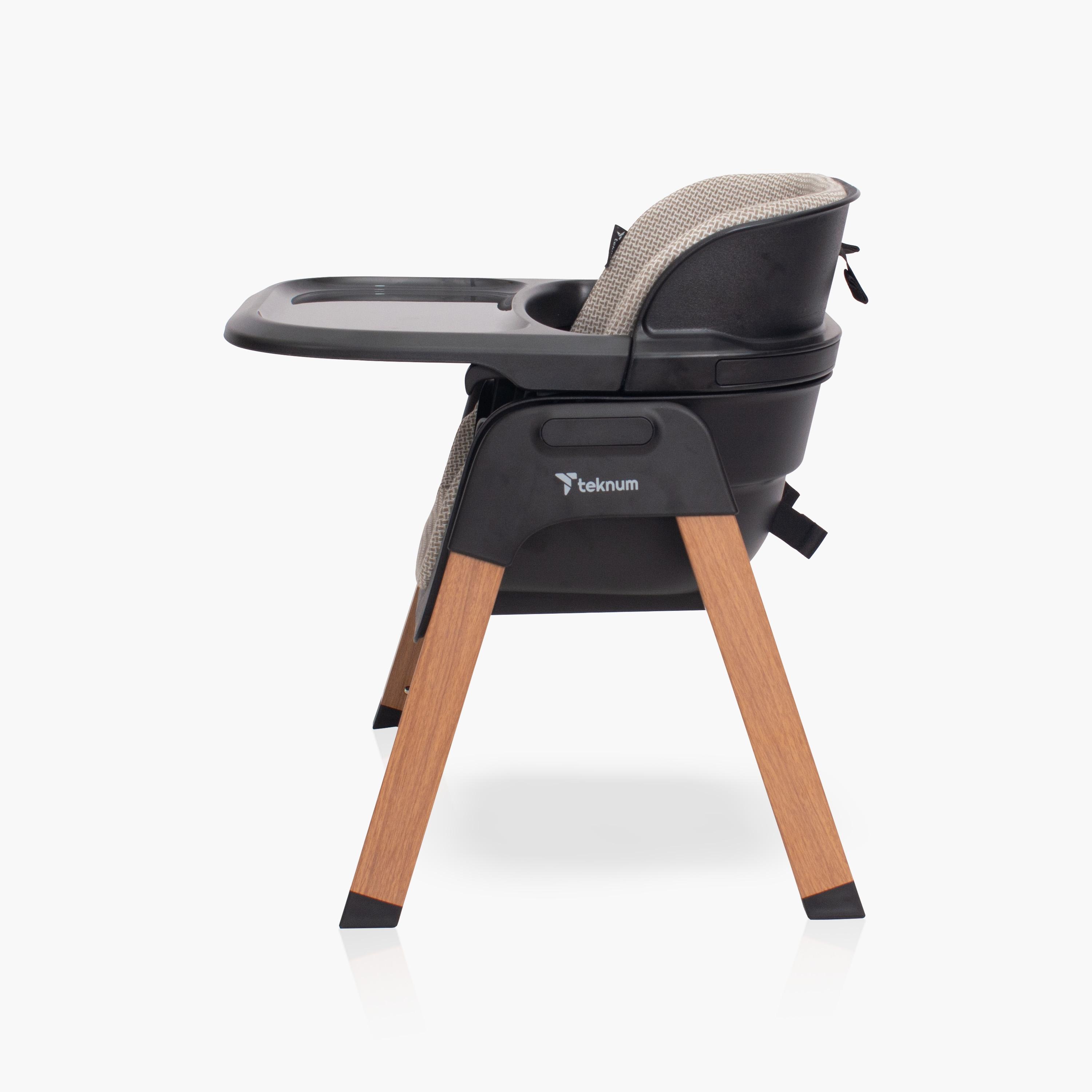 Teknum Luxuro High Chair - Black-baby-feeding-highchairsandboosters-image-6