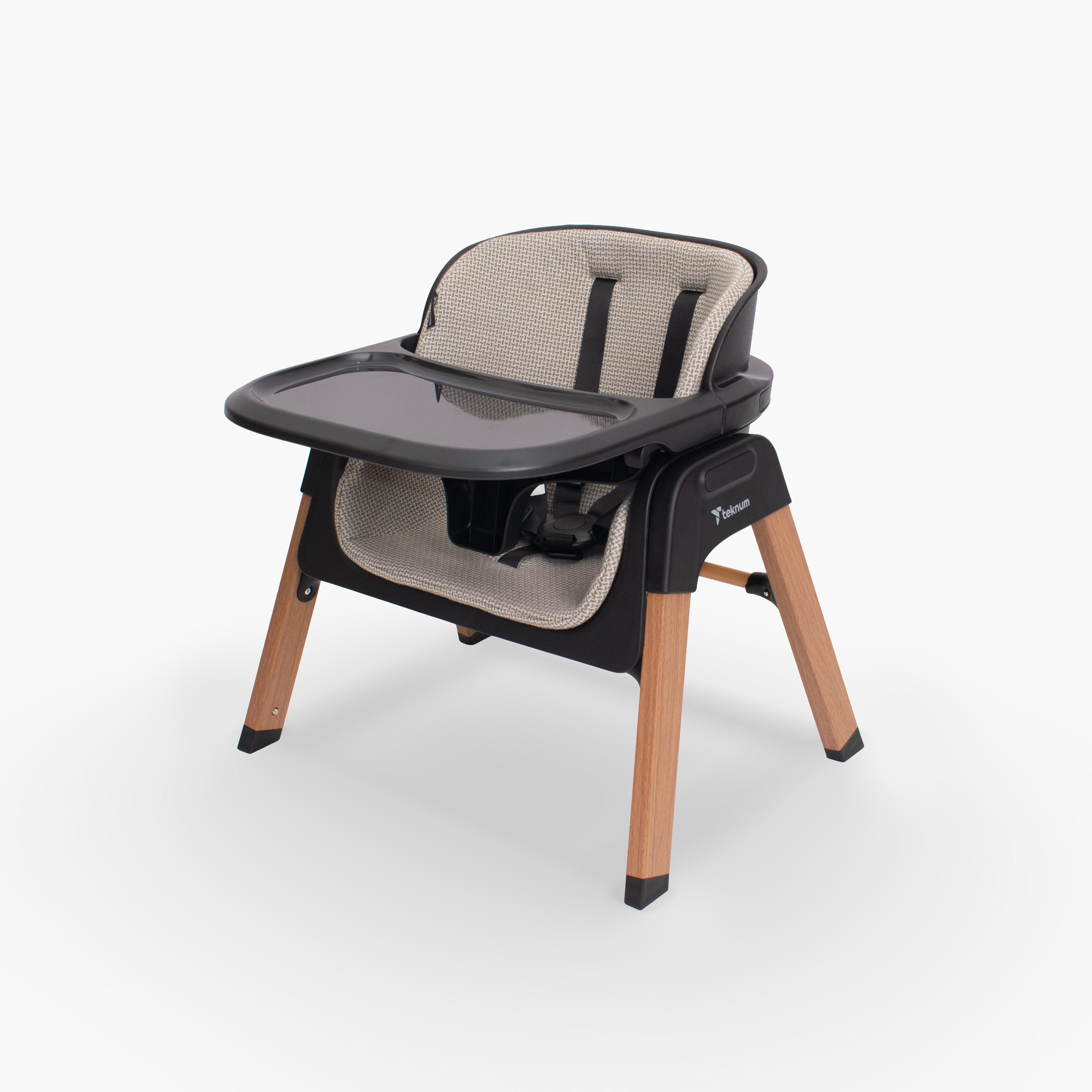 Teknum Luxuro High Chair - Black-baby-feeding-highchairsandboosters-image-7