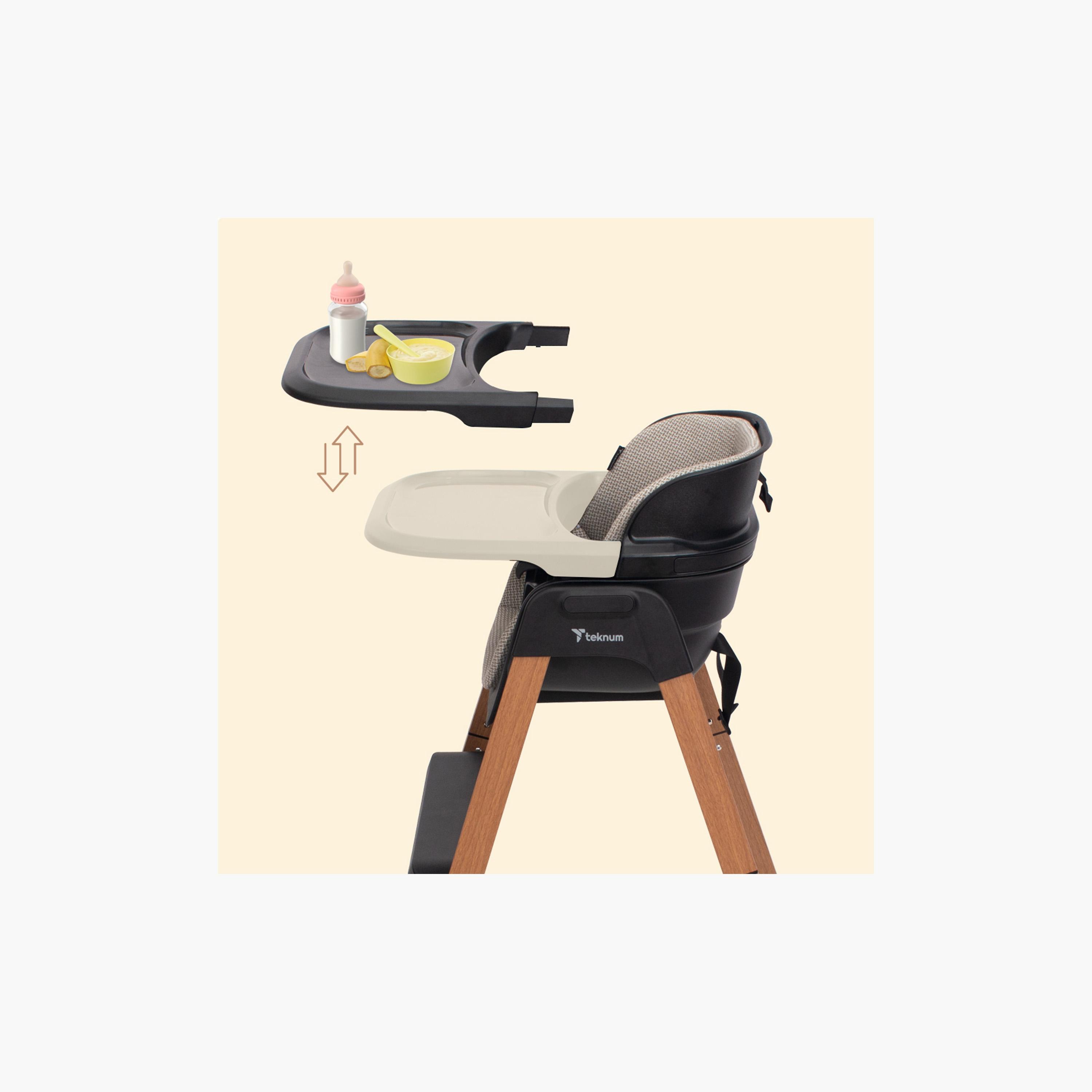 Teknum Luxuro High Chair - Black-baby-feeding-highchairsandboosters-image-8