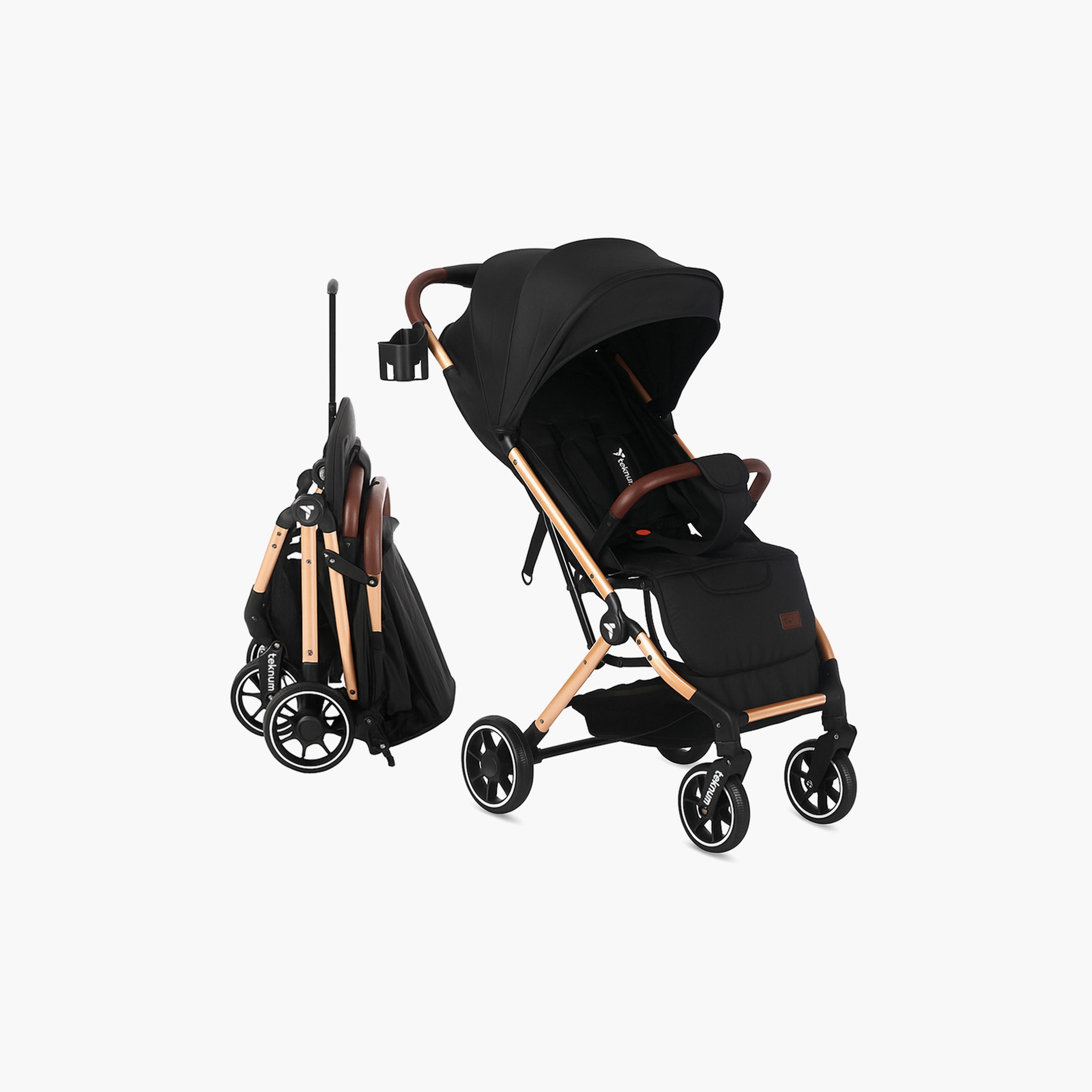 عربة أطفال للسفر كابين بلص من تكنوم - أسود صنشاين-baby-gear-strollersandprams-strollers-image-1