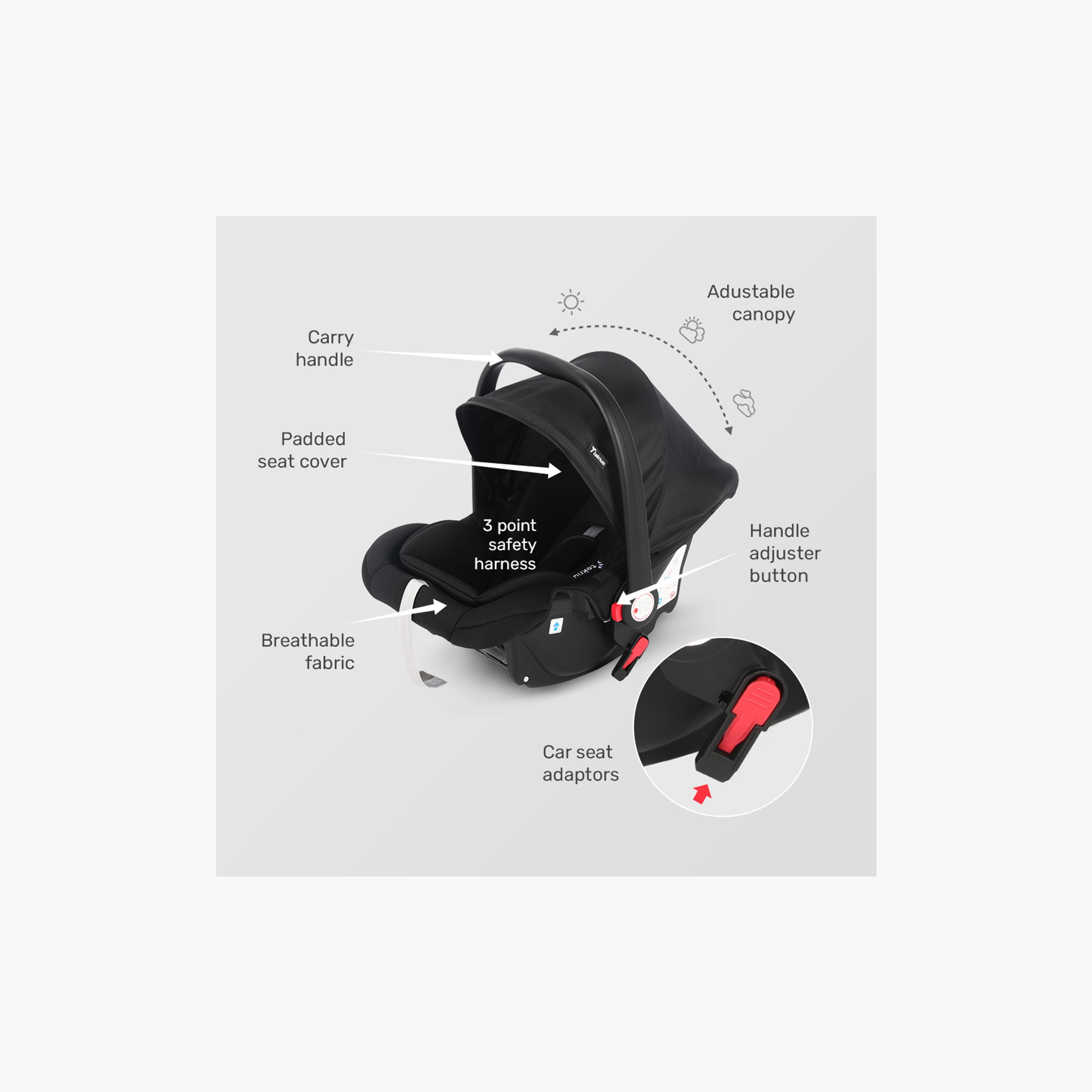 Teknum Travel Car Seat - Black-baby-gear-carseats-image-3