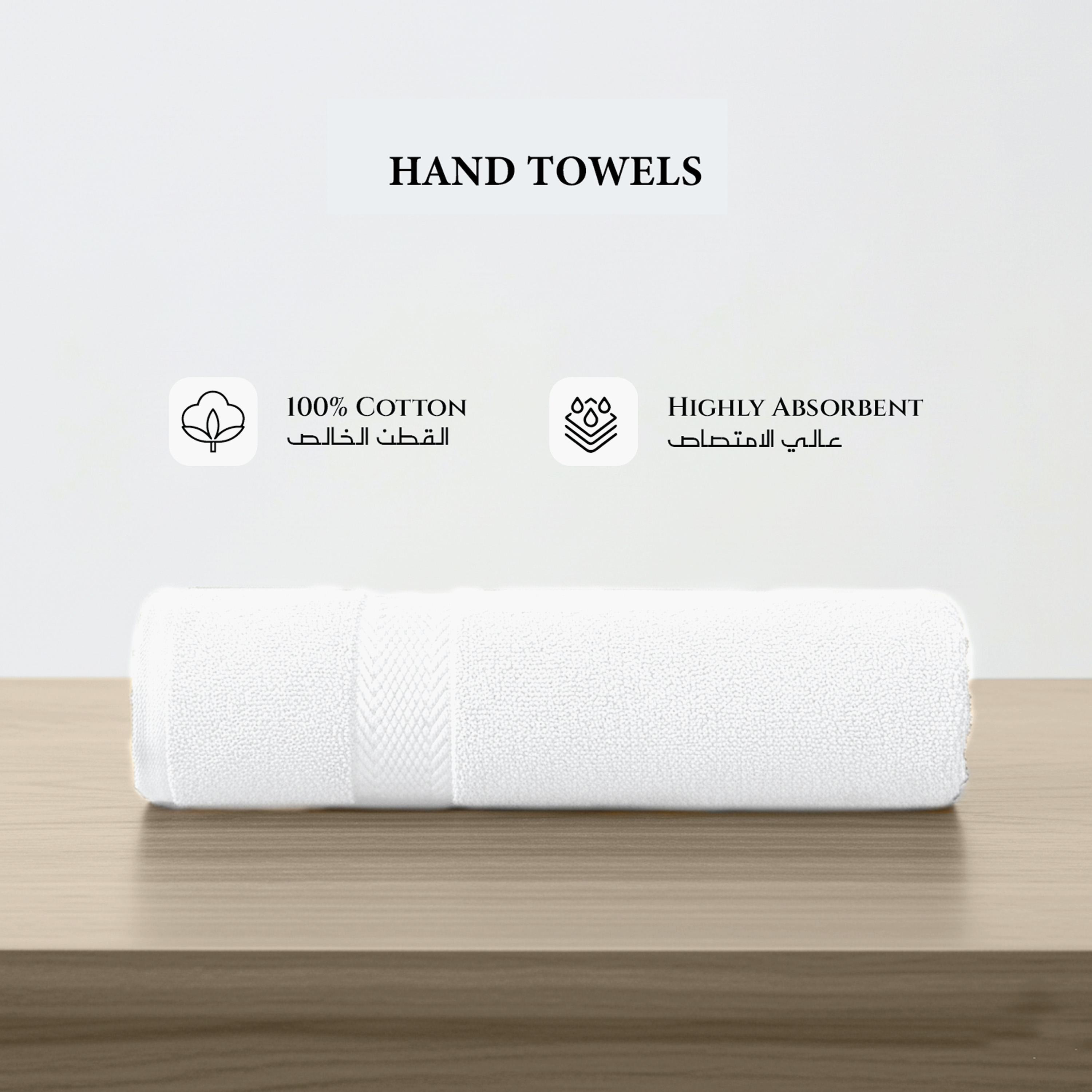 Ultima Premium 100% Cotton Hand Towel - 40x70 cm-hbxbathroom-bathroomtextiles-image-3