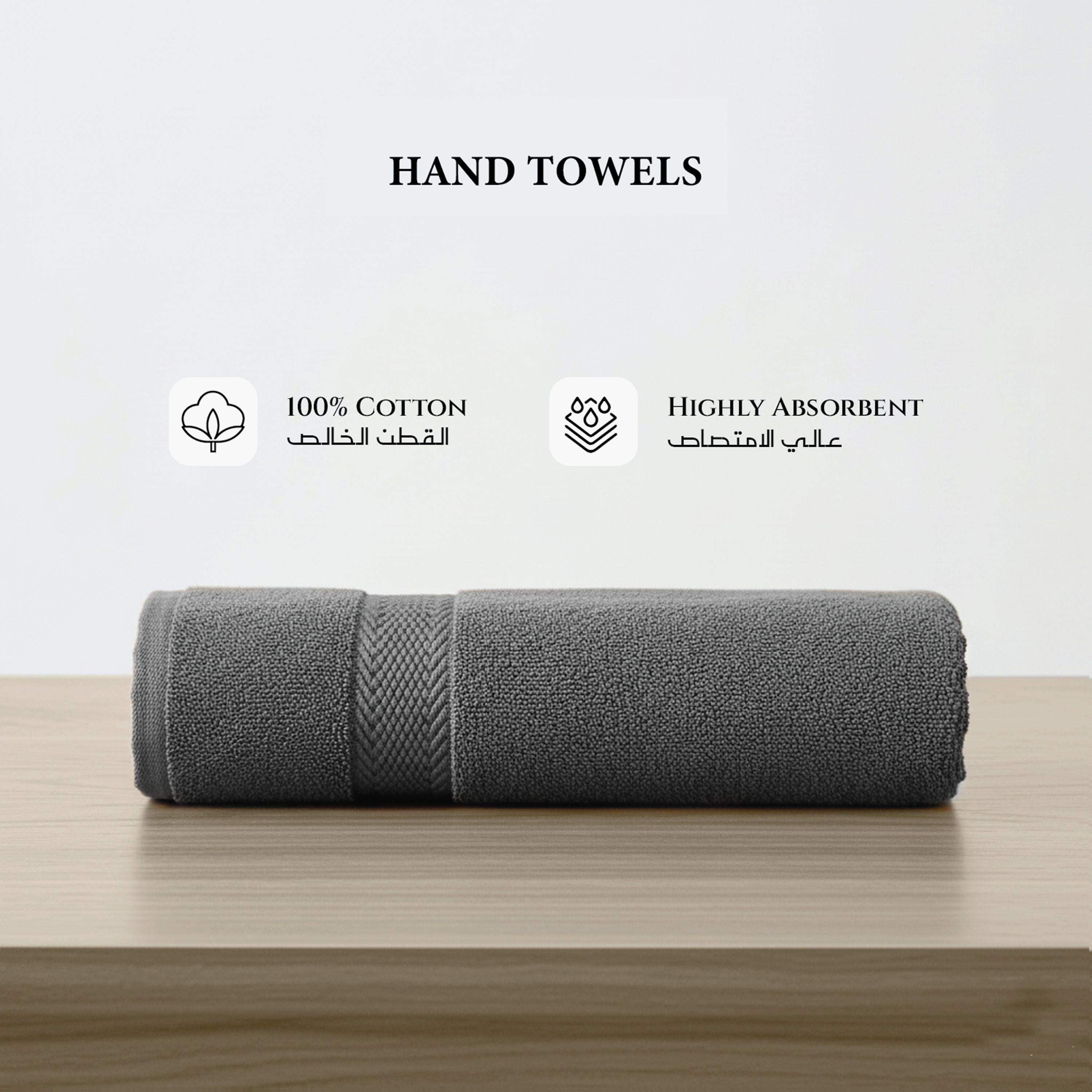 Ultima Premium 100% Cotton Hand Towel - 40x70 cm-hbxbathroom-bathroomtextiles-image-3