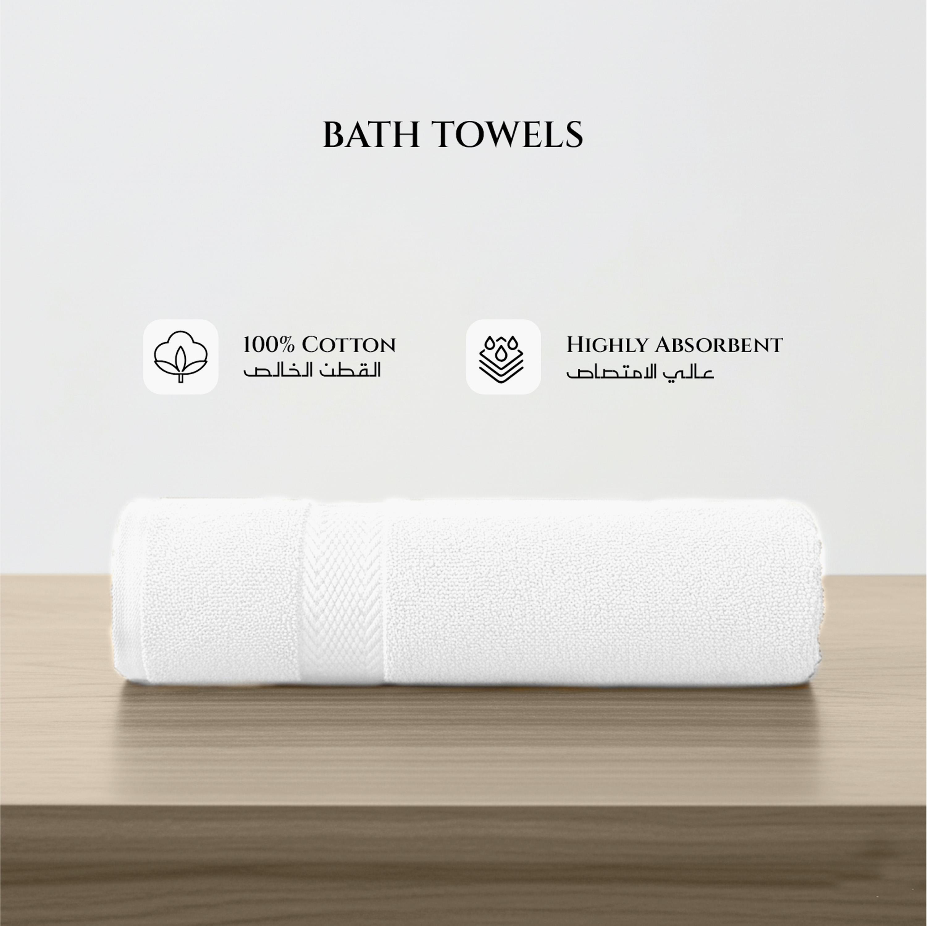 Ultima Premium 100% Cotton Bath Towel - 70x140 cm-hbxbathroom-bathroomtextiles-image-3