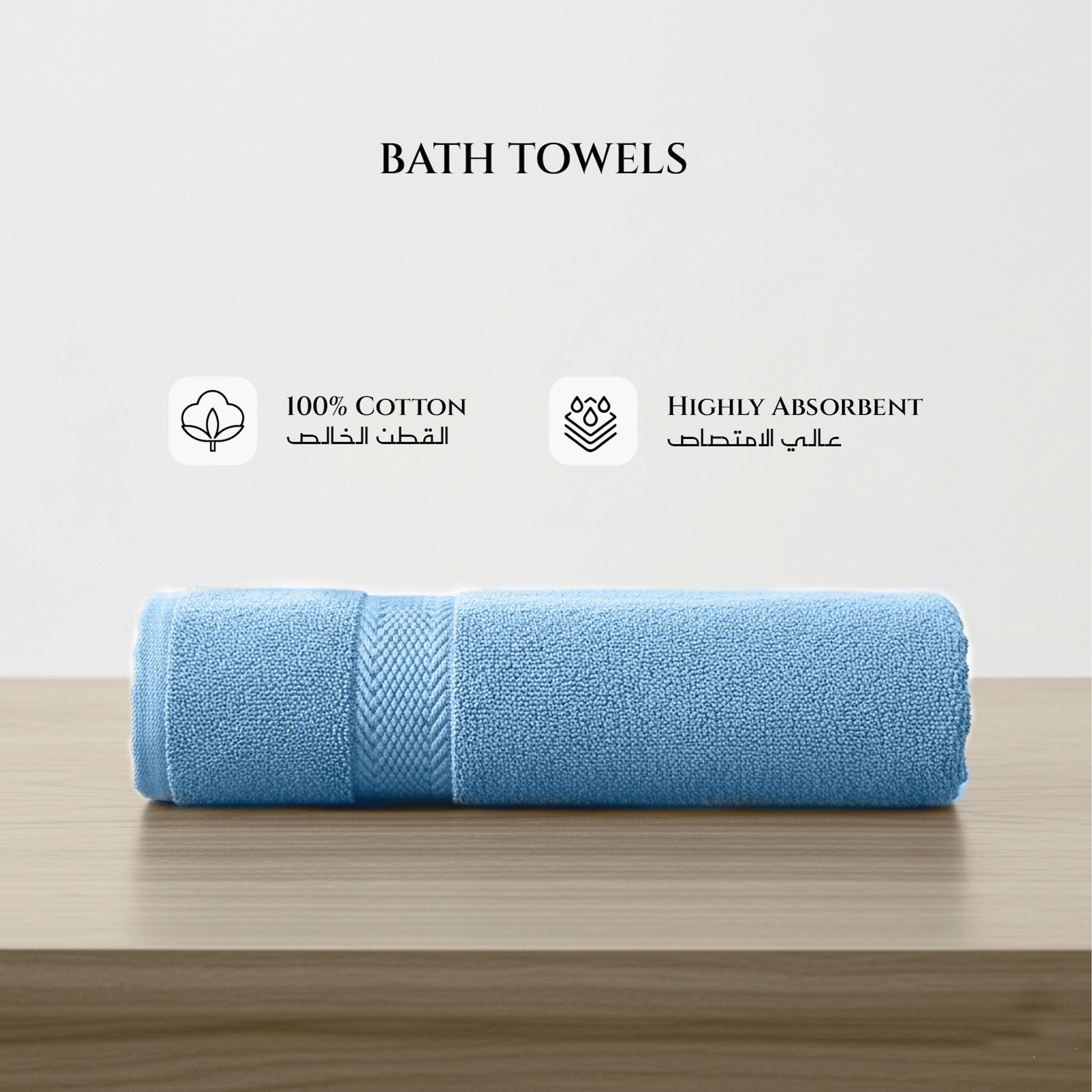 Ultima Premium 100% Cotton Bath Towel - 70x140 cm-hbxbathroom-bathroomtextiles-image-3