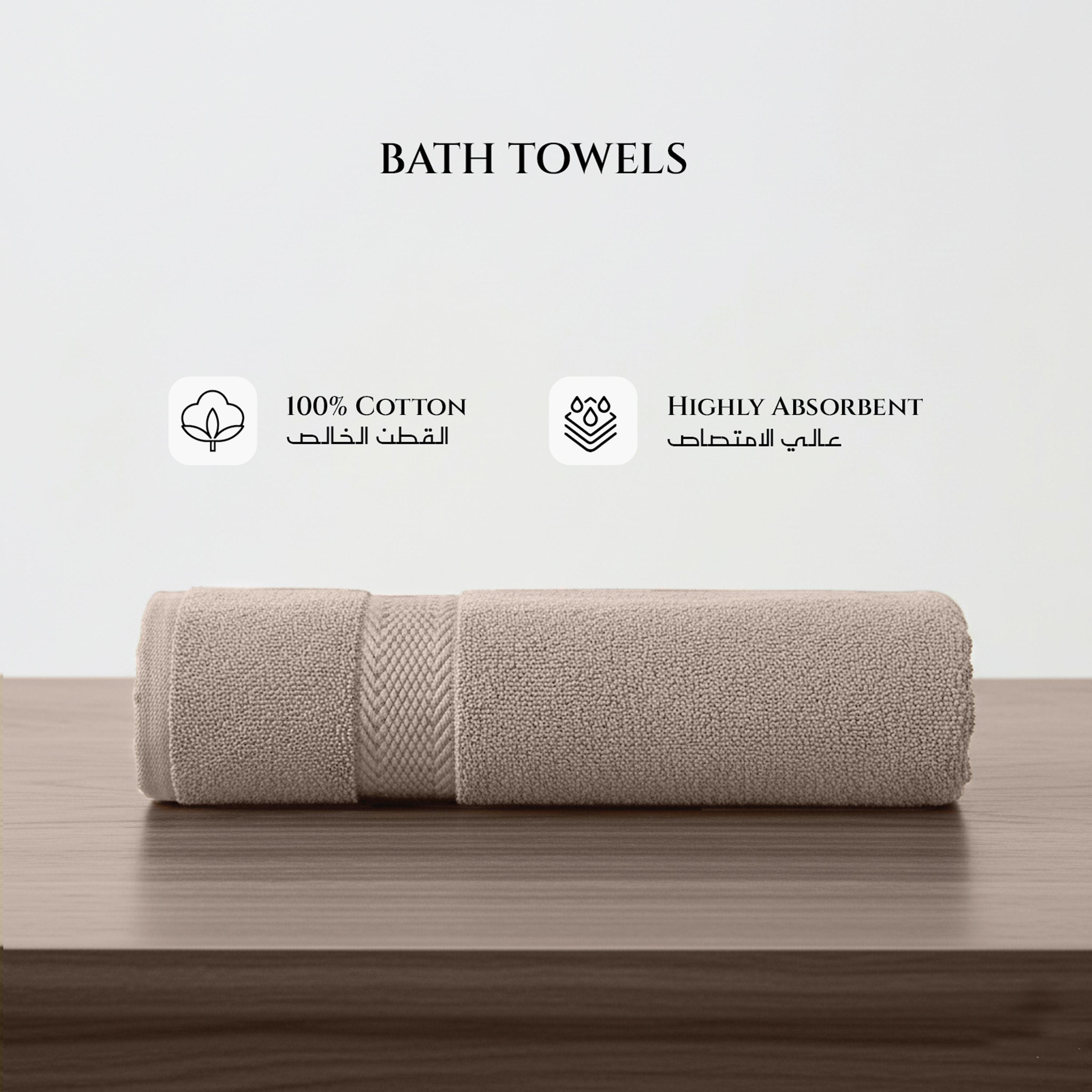 Ultima Premium 100% Cotton Bath Towel - 70x140 cm-hbxbathroom-bathroomtextiles-image-3