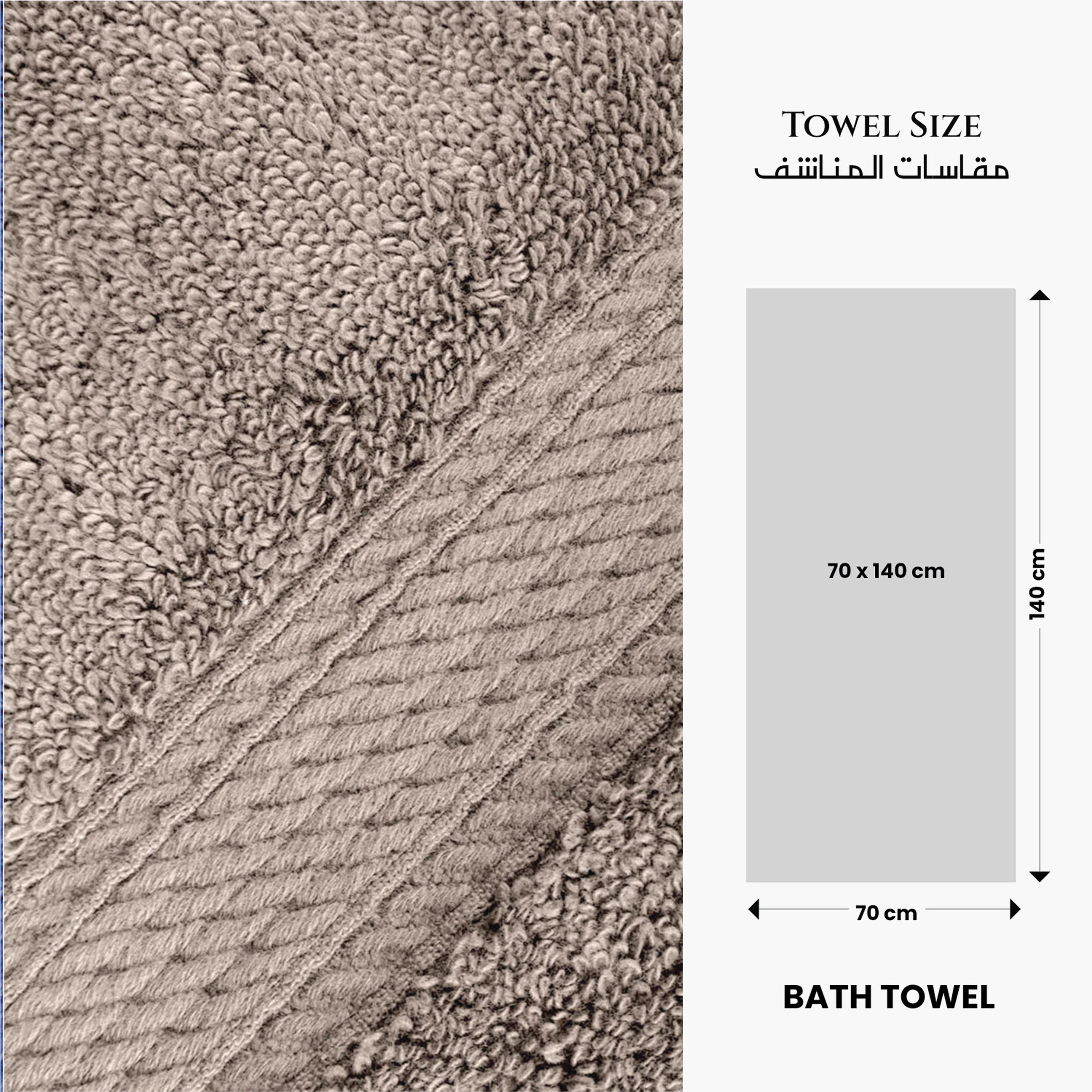 Ultima Premium 100% Cotton Bath Towel - 70x140 cm-hbxbathroom-bathroomtextiles-image-6