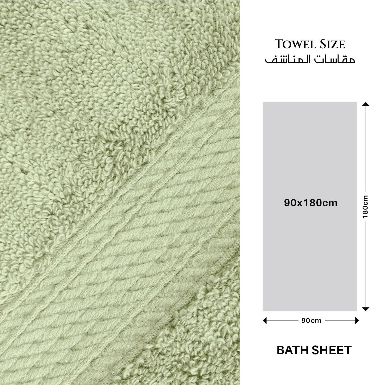 Ultima Premium Cotton Towel Bath Sheet - 90x180 cm-hbxbathroom-bathroomtextiles-image-4