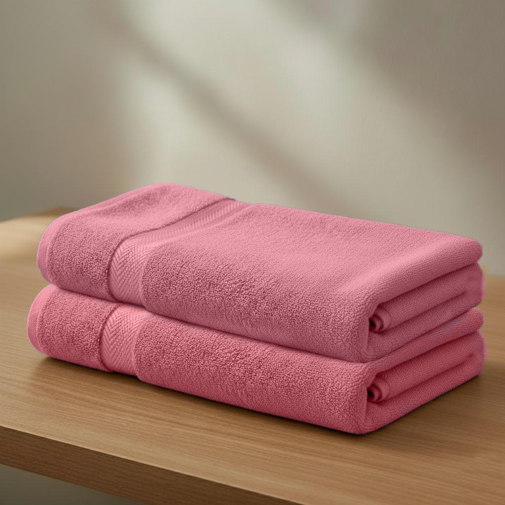 Ultima 2-Piece Premium Cotton Bath Towel Set - 70x140 cm-hbxbathroom-bathroomtextiles-image-1