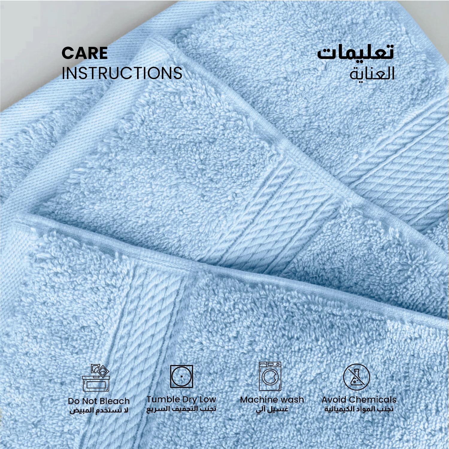 Ultima 2-Piece Premium Cotton Bath Towel Set - 70x140 cm-hbxbathroom-bathroomtextiles-image-3