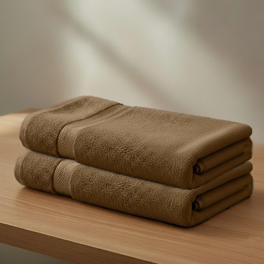 طقم مناشف حمام قطن فاخرة قطعتين من ألتيما - 70x140 سم-hbxbathroom-bathroomtextiles-image-1