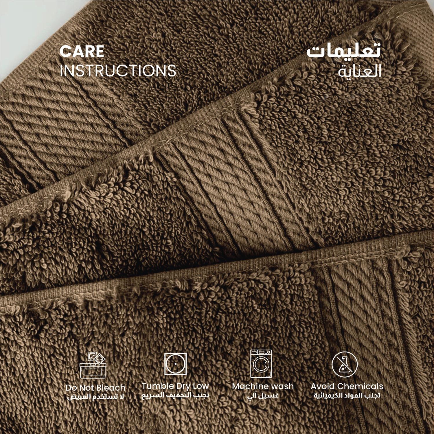 طقم مناشف حمام قطن فاخرة قطعتين من ألتيما - 70x140 سم-hbxbathroom-bathroomtextiles-image-3