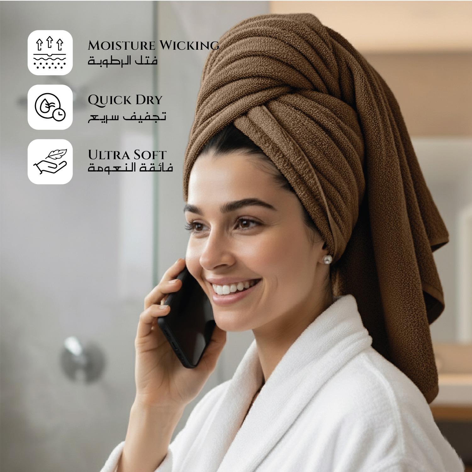 طقم مناشف حمام قطن فاخرة قطعتين من ألتيما - 70x140 سم-hbxbathroom-bathroomtextiles-image-5