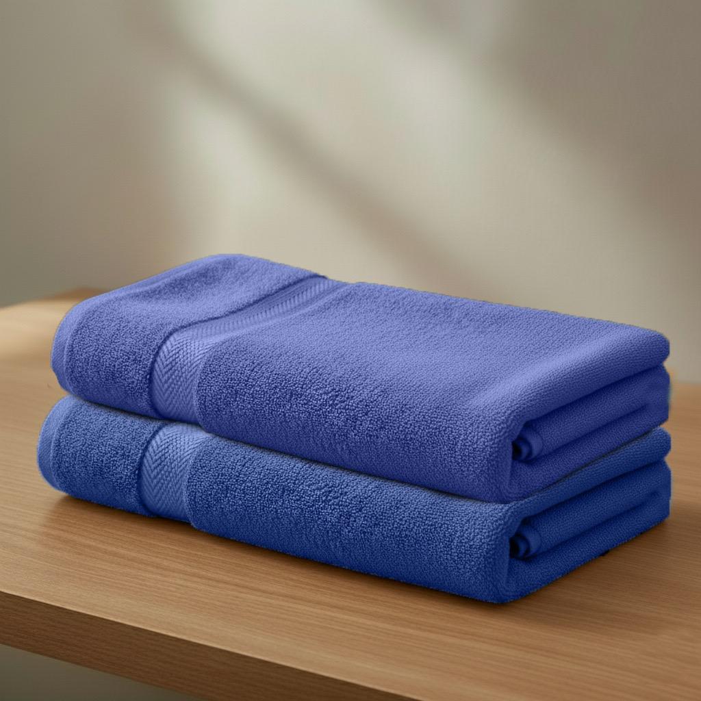 Ultima 2-Piece Premium Cotton Bath Towel Set - 70x140 cm-hbxbathroom-bathroomtextiles-image-1