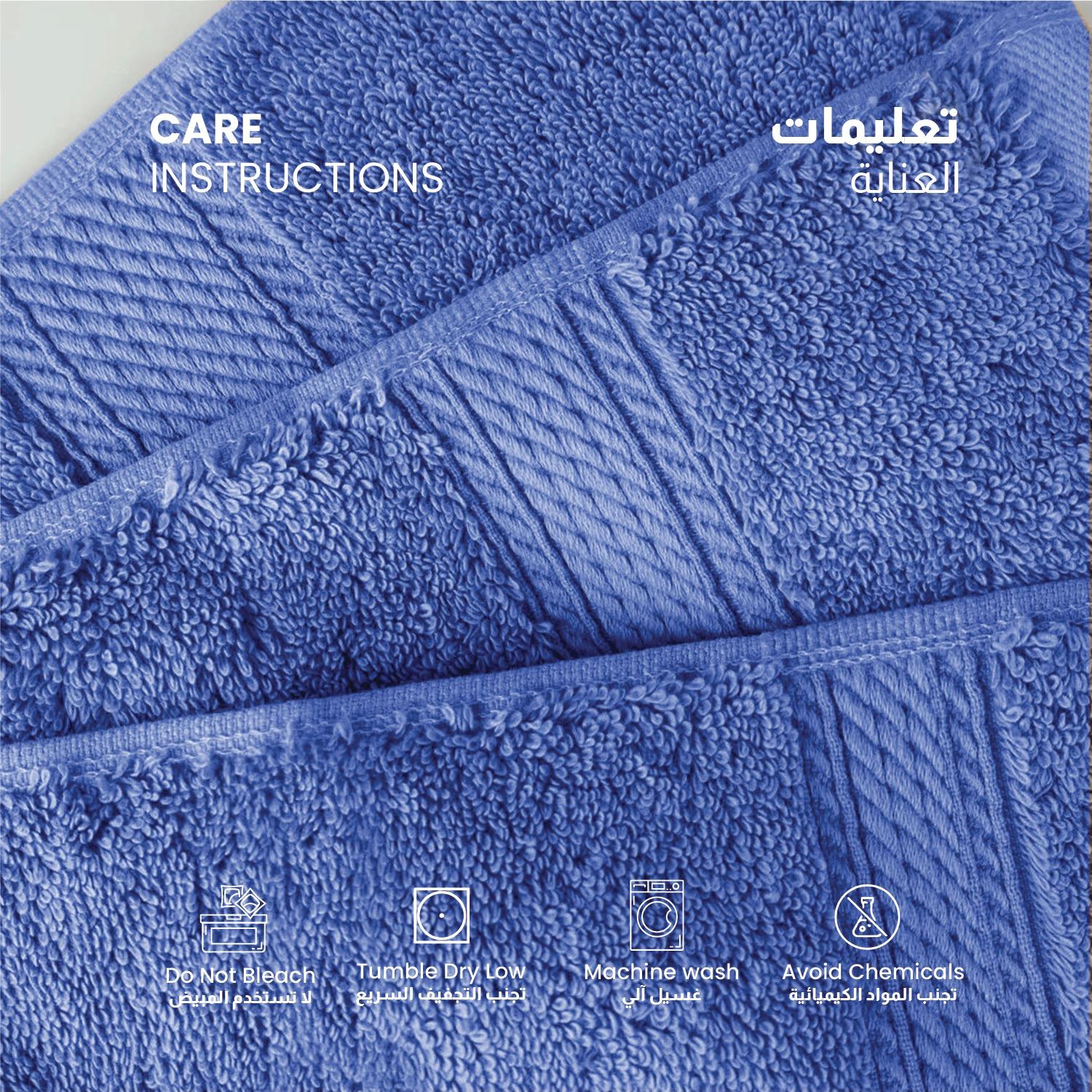 Ultima 2-Piece Premium Cotton Bath Towel Set - 70x140 cm-hbxbathroom-bathroomtextiles-image-3