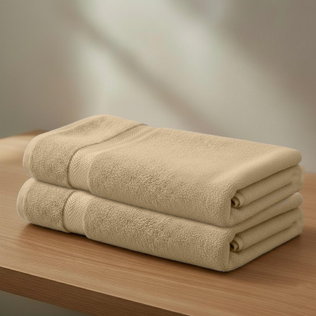 طقم مناشف حمام قطن فاخرة قطعتين من ألتيما - 70x140 سم-hbxbathroom-bathroomtextiles-image-1
