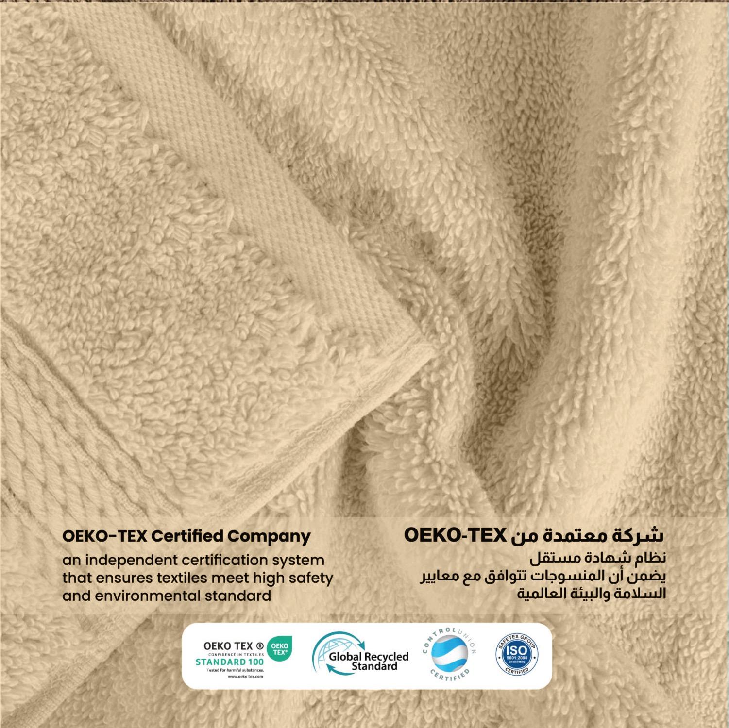 طقم مناشف حمام قطن فاخرة قطعتين من ألتيما - 70x140 سم-hbxbathroom-bathroomtextiles-image-4