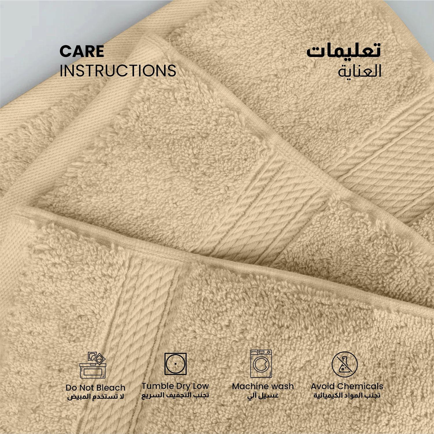 طقم مناشف حمام قطن فاخرة قطعتين من ألتيما - 70x140 سم-hbxbathroom-bathroomtextiles-image-5